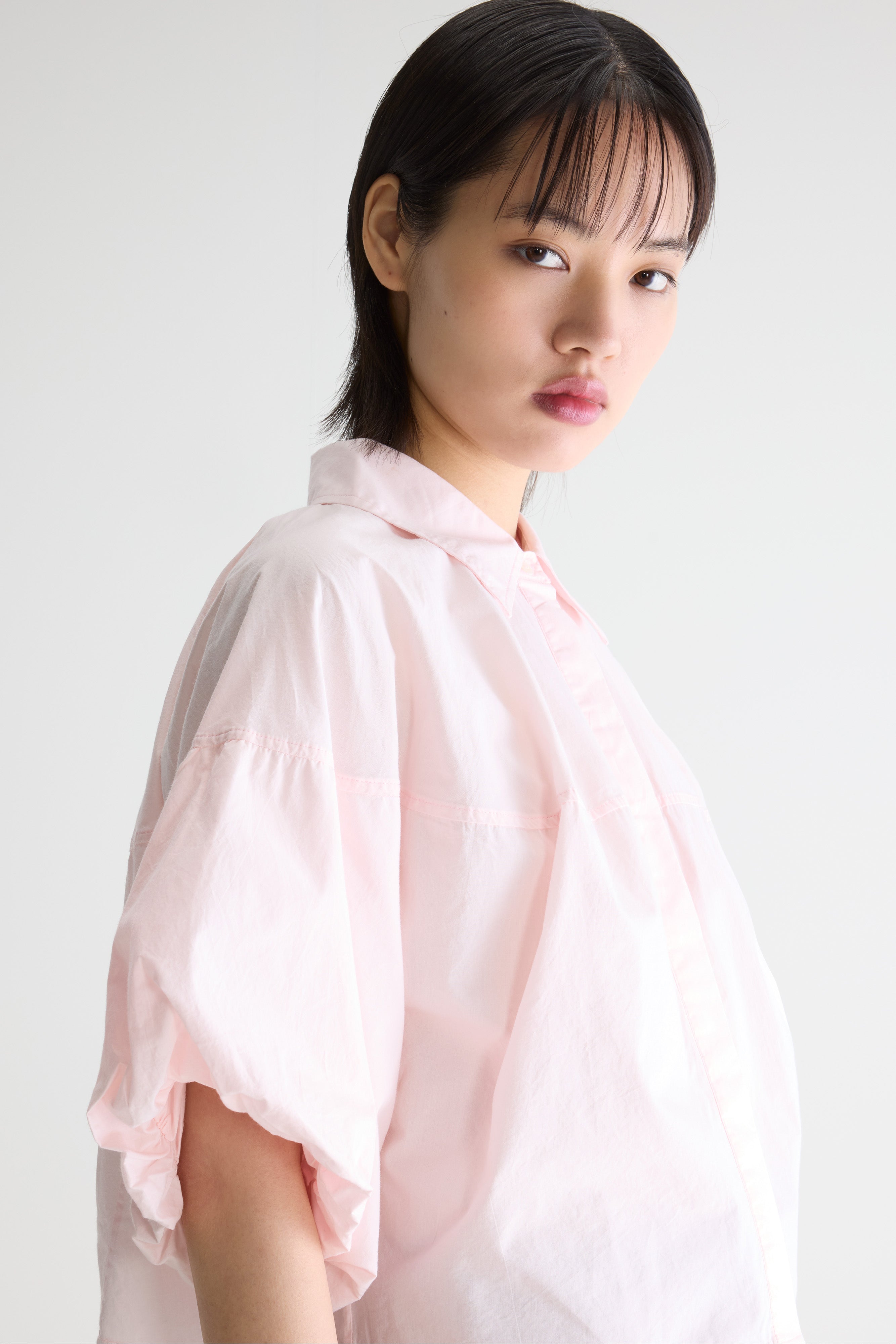 Cassy balloon shirt (261 / W / DUSK)