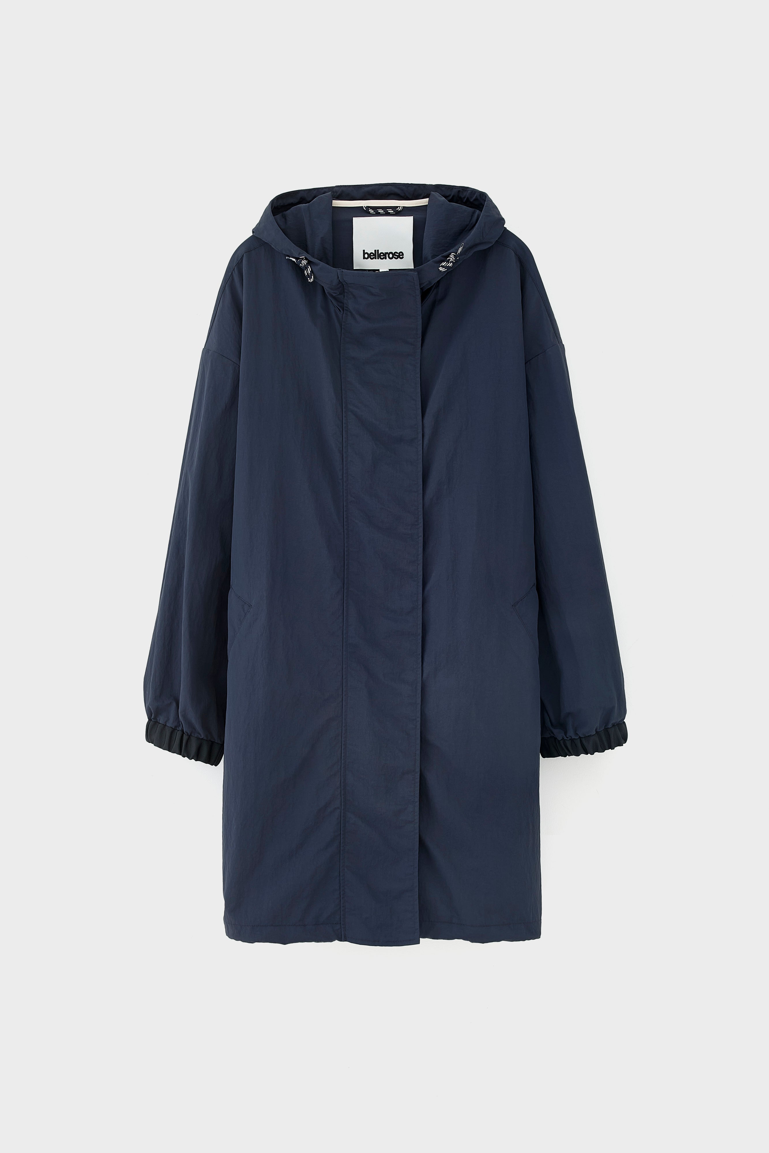 Henny hooded coat (261 / W / NAVY)