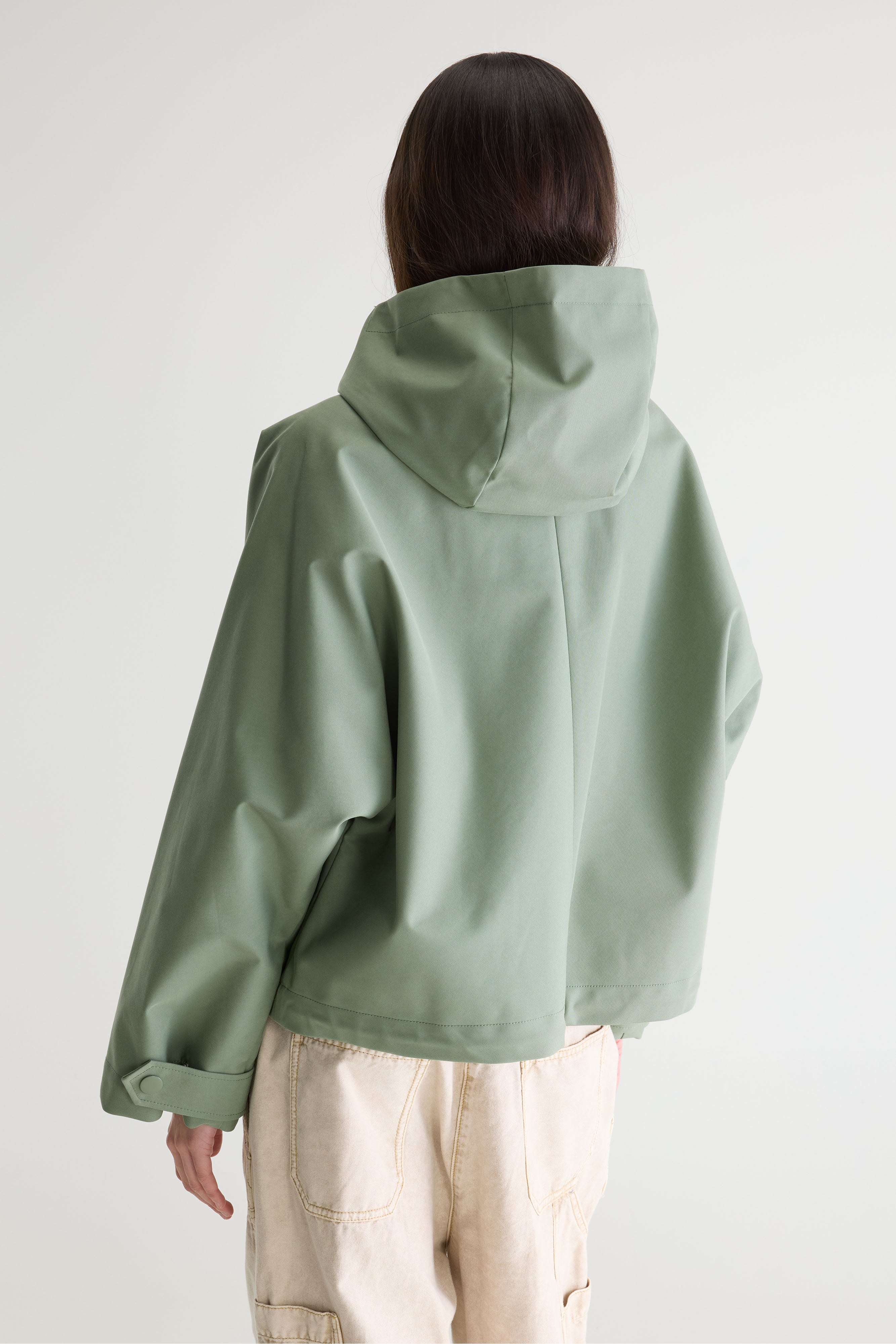 Jenna hooded jacket (261 / W / EUCALYPTUS)