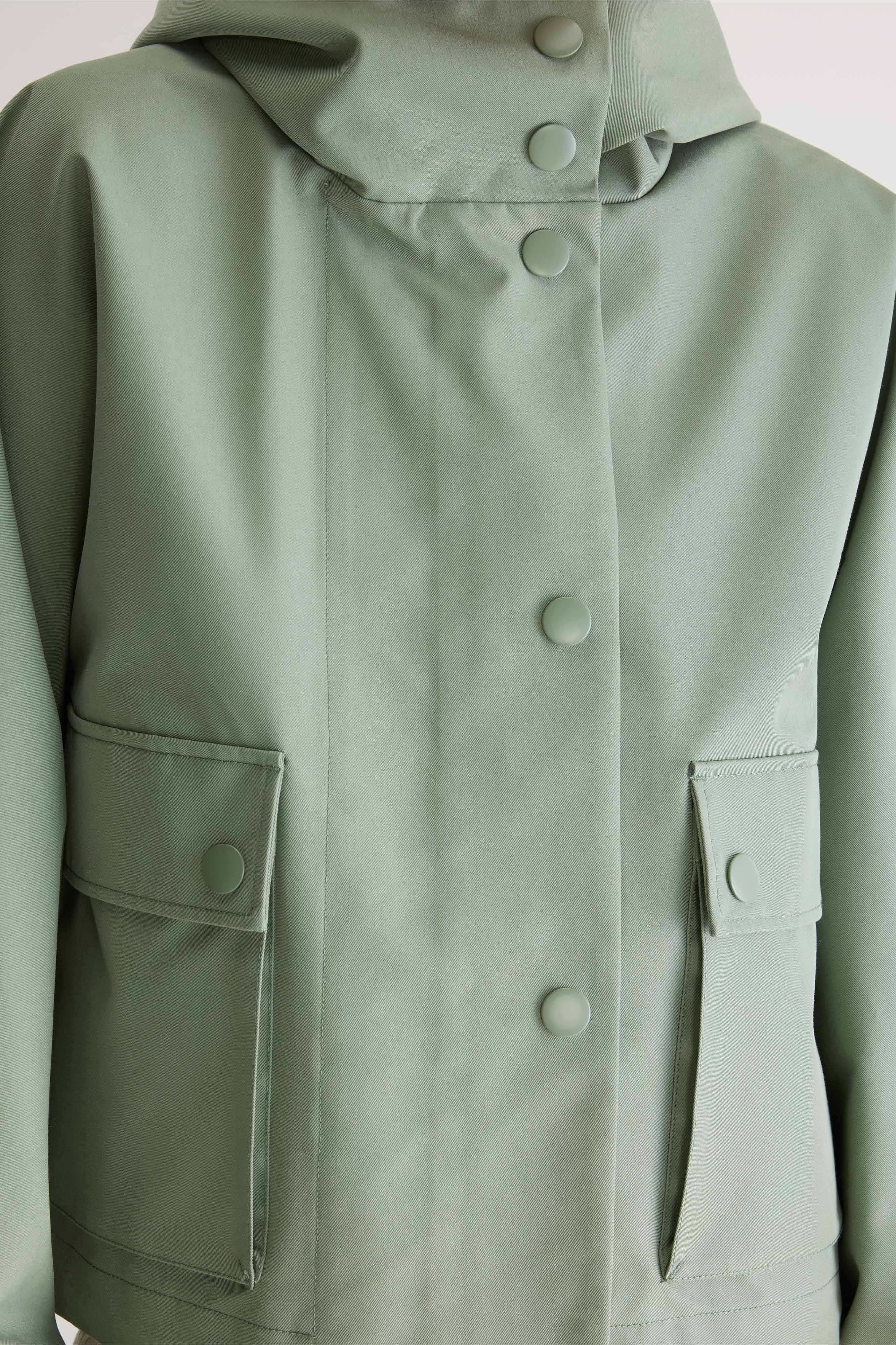 Jenna hooded jacket (261 / W / EUCALYPTUS)