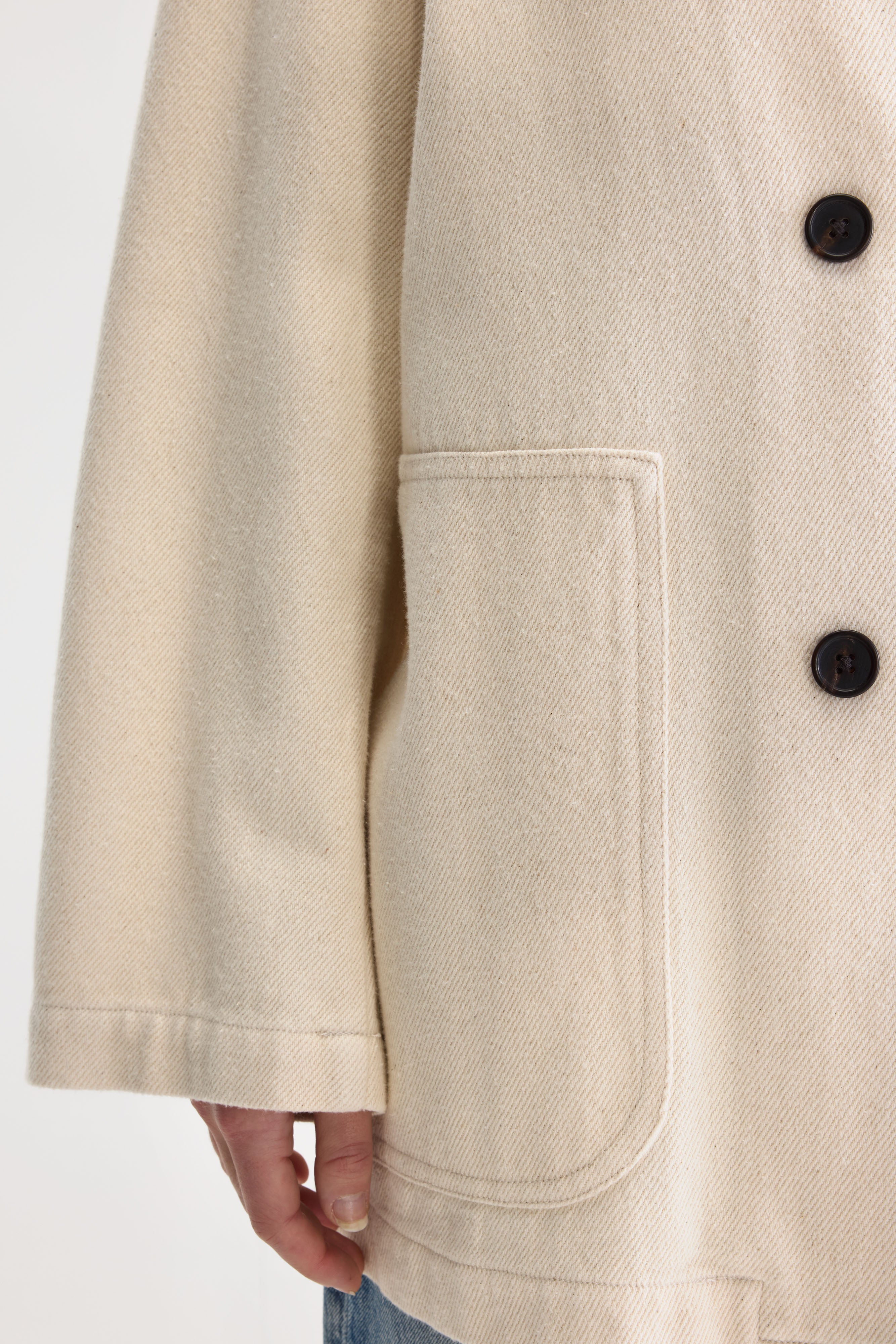 Jazzy relaxed blazer (261 / W / NATURAL)