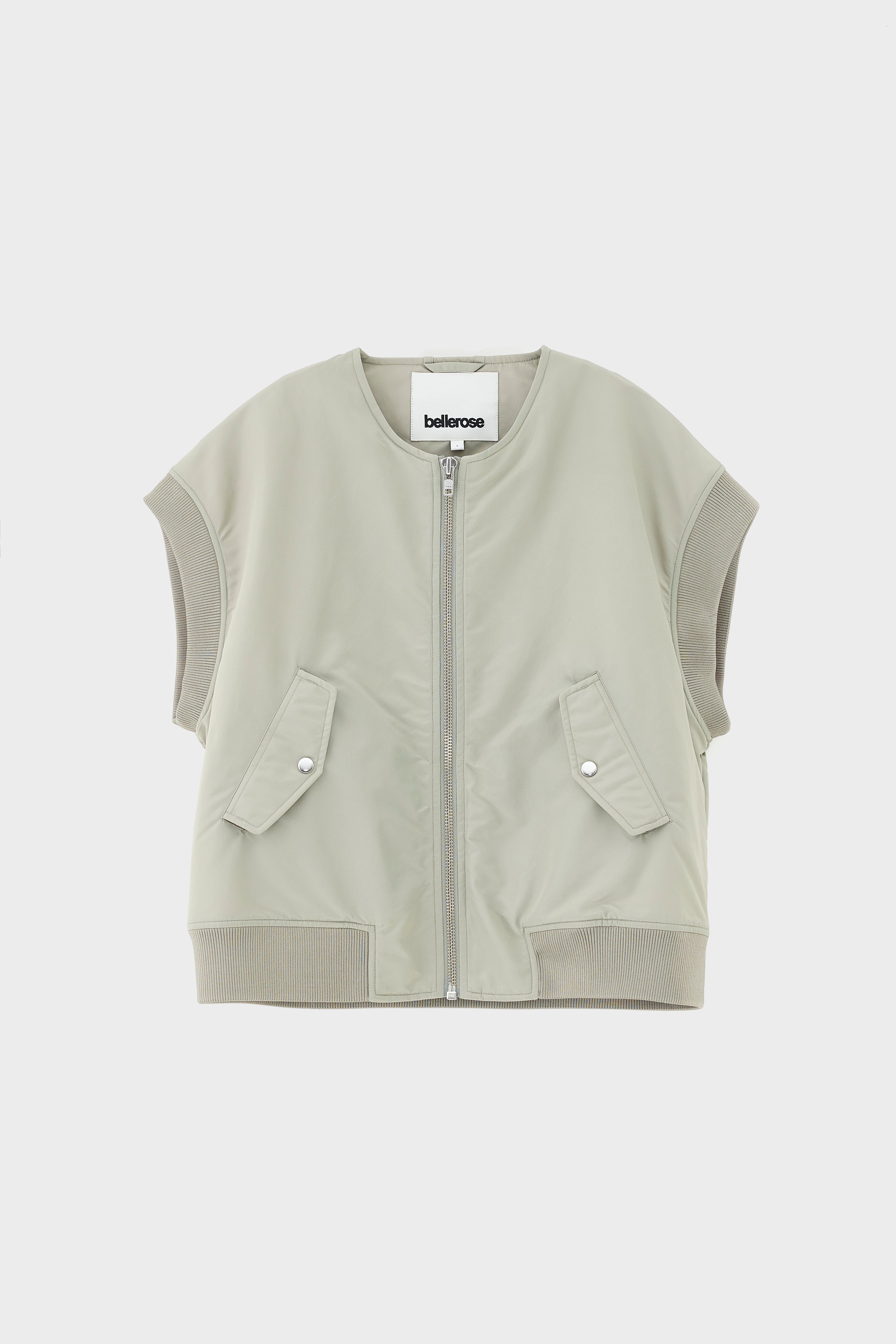 Hiroki sleeveless jacket (261 / W / MERCURY)