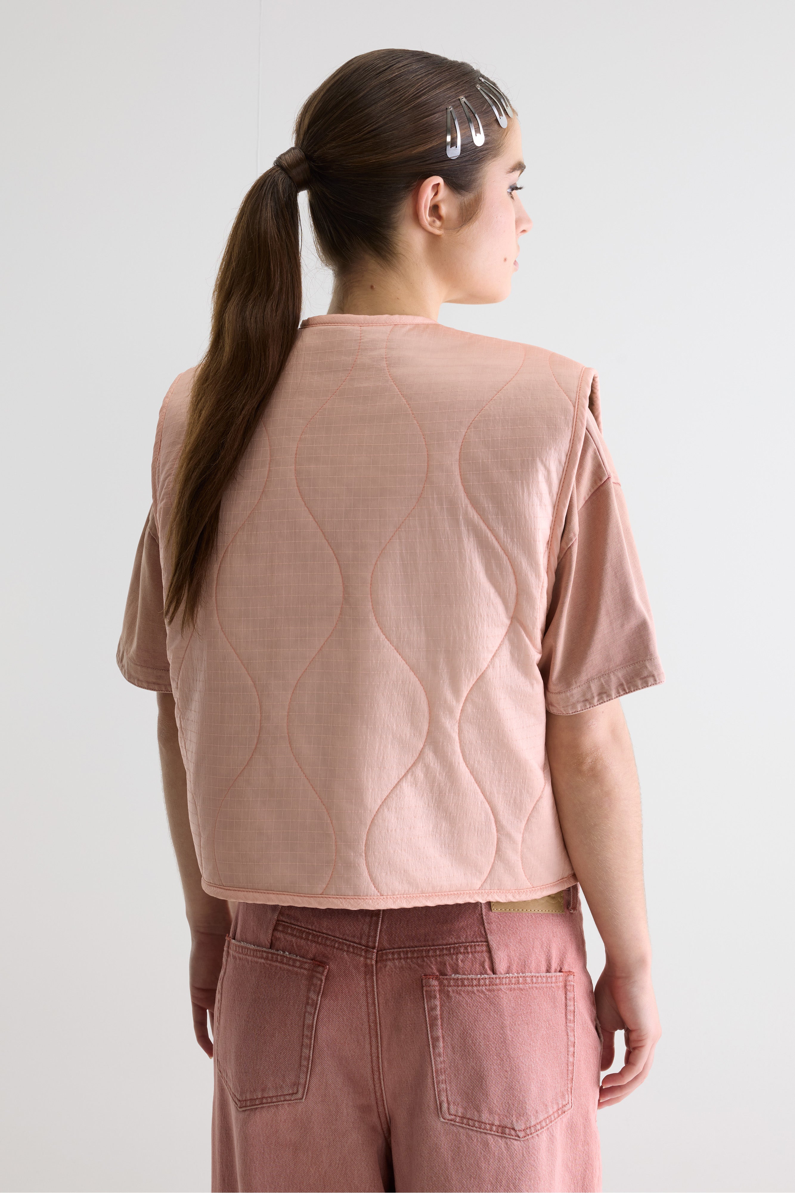 Joannie sleeveless jacket (261 / W / BABE)