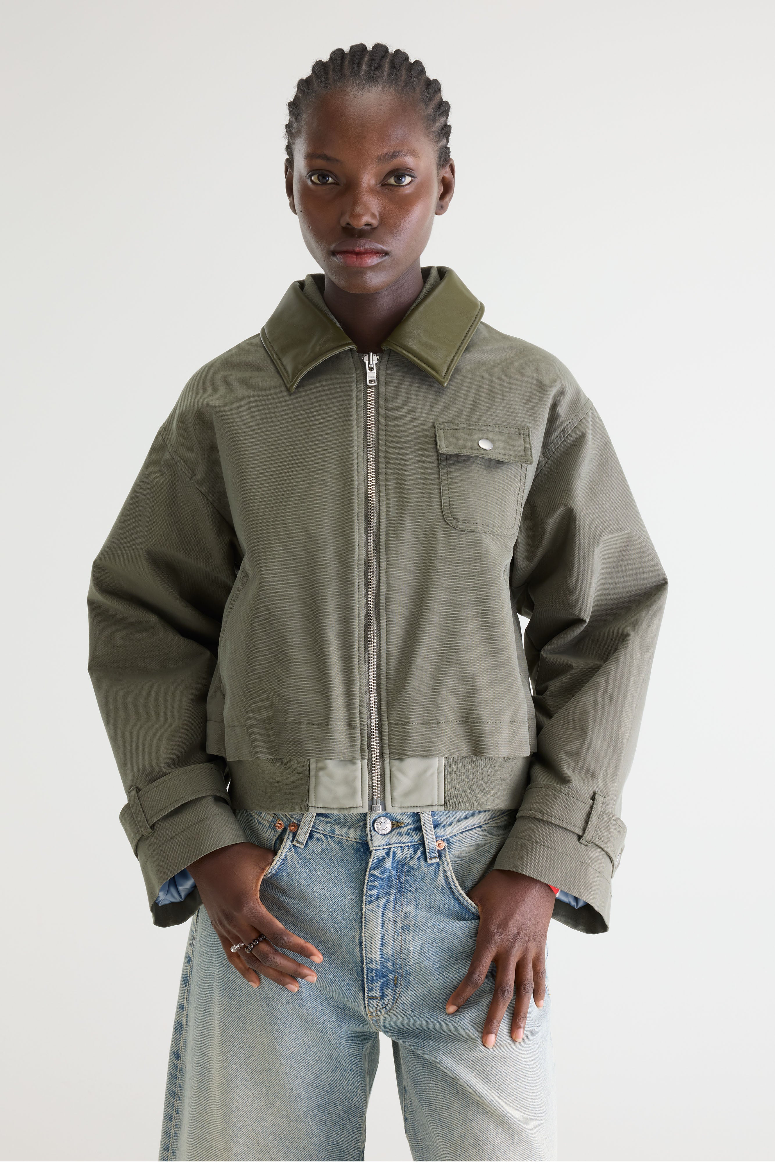 Jenner Relaxed Jacket - Sage For Women | Bellerose