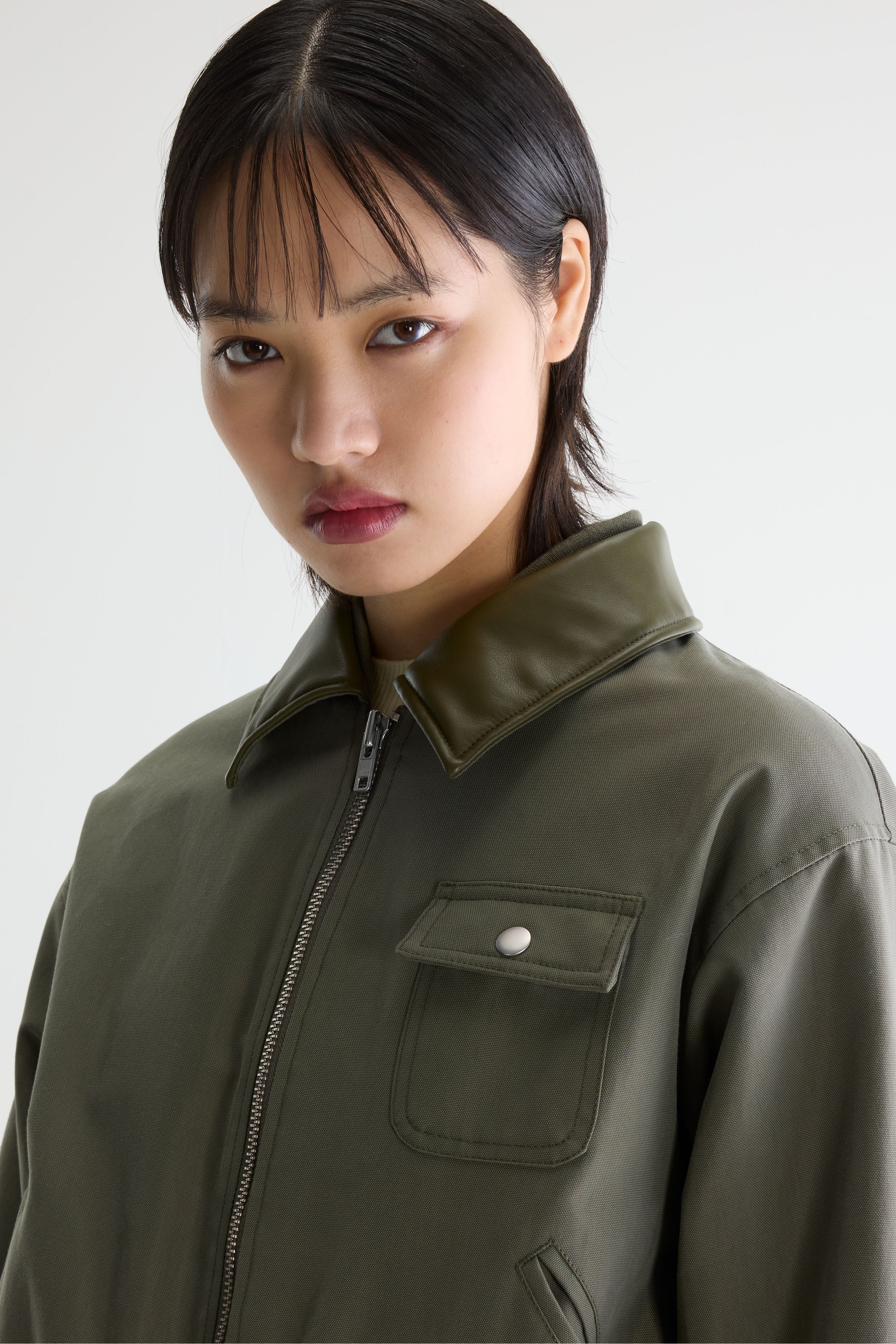 Jenner relaxed jacket (261 / W / SAGE)
