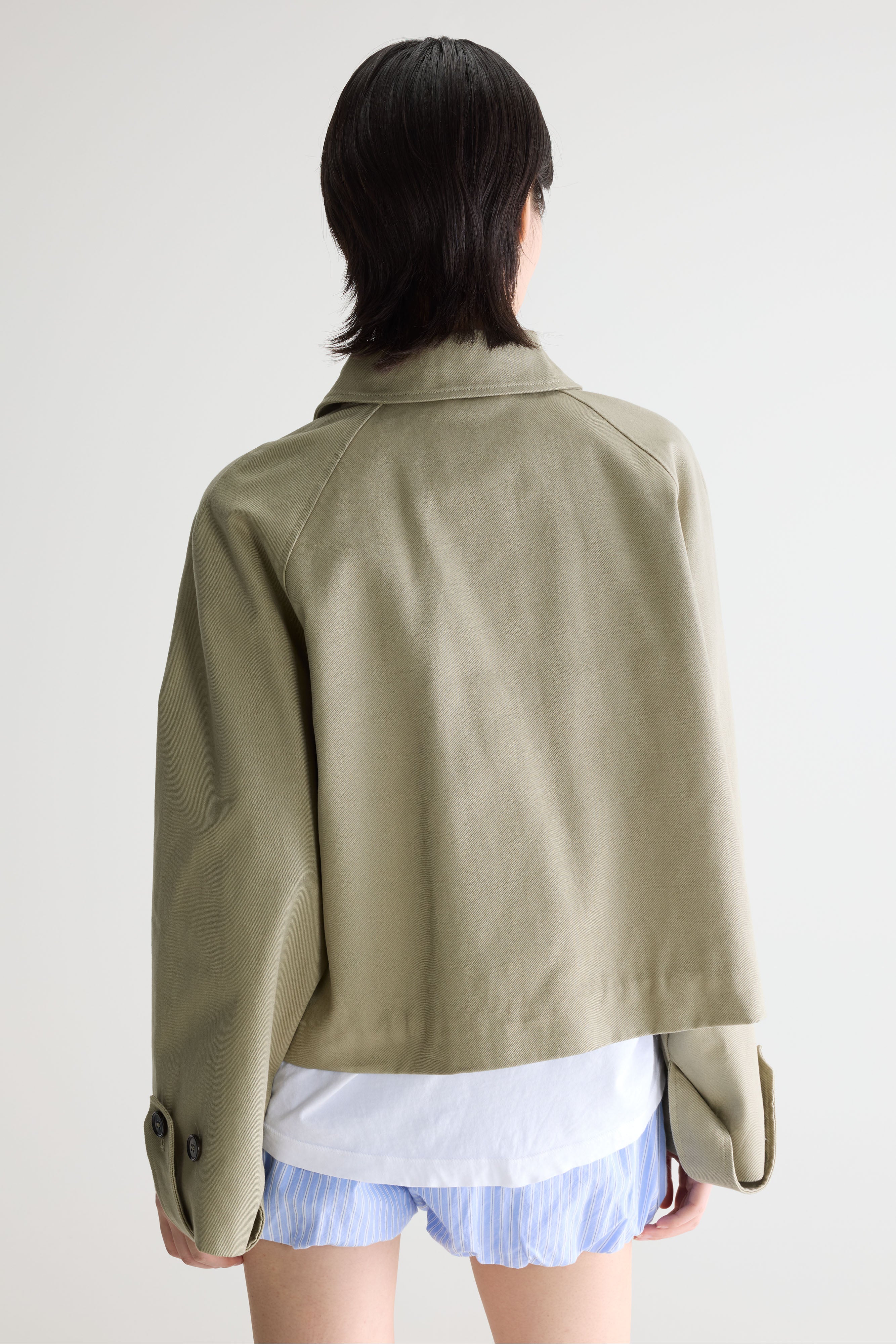 Jessy denim jacket (261 / W / EUCALYPTUS)