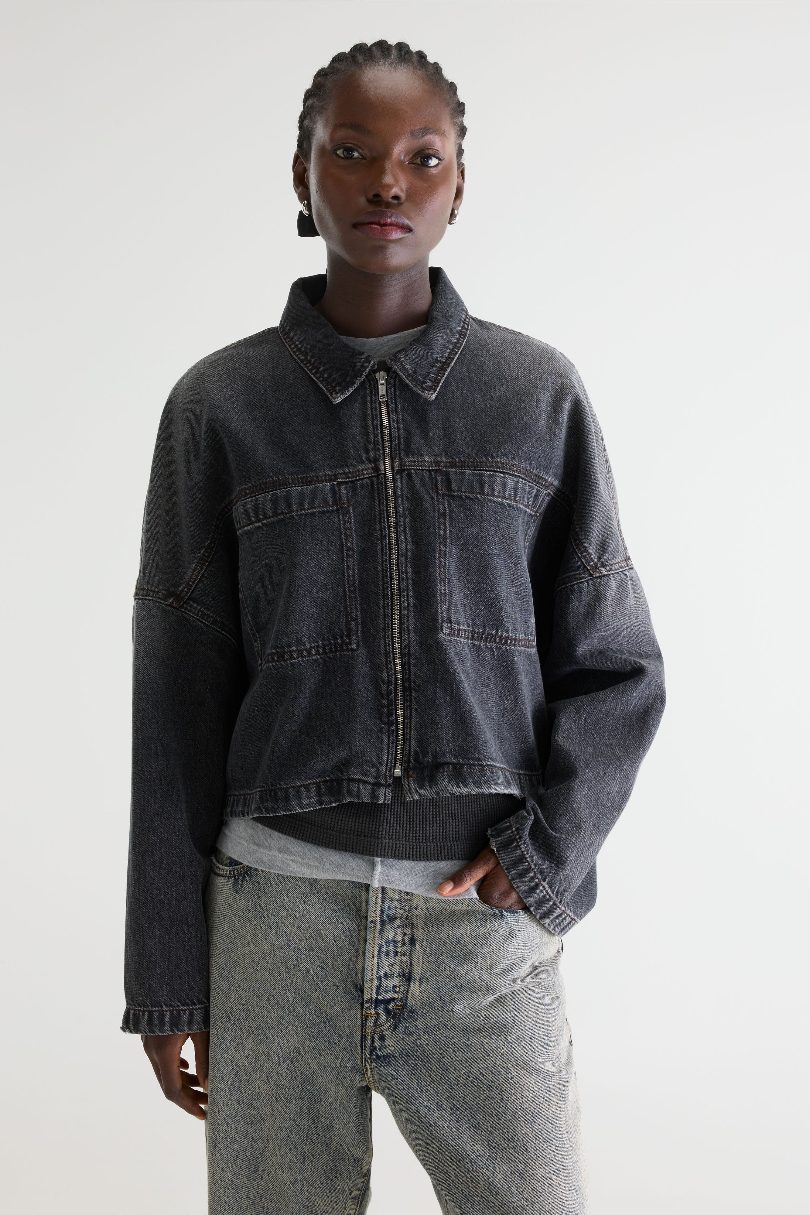 Veste En Denim Gayli - Black stone Pour Femme | Bellerose