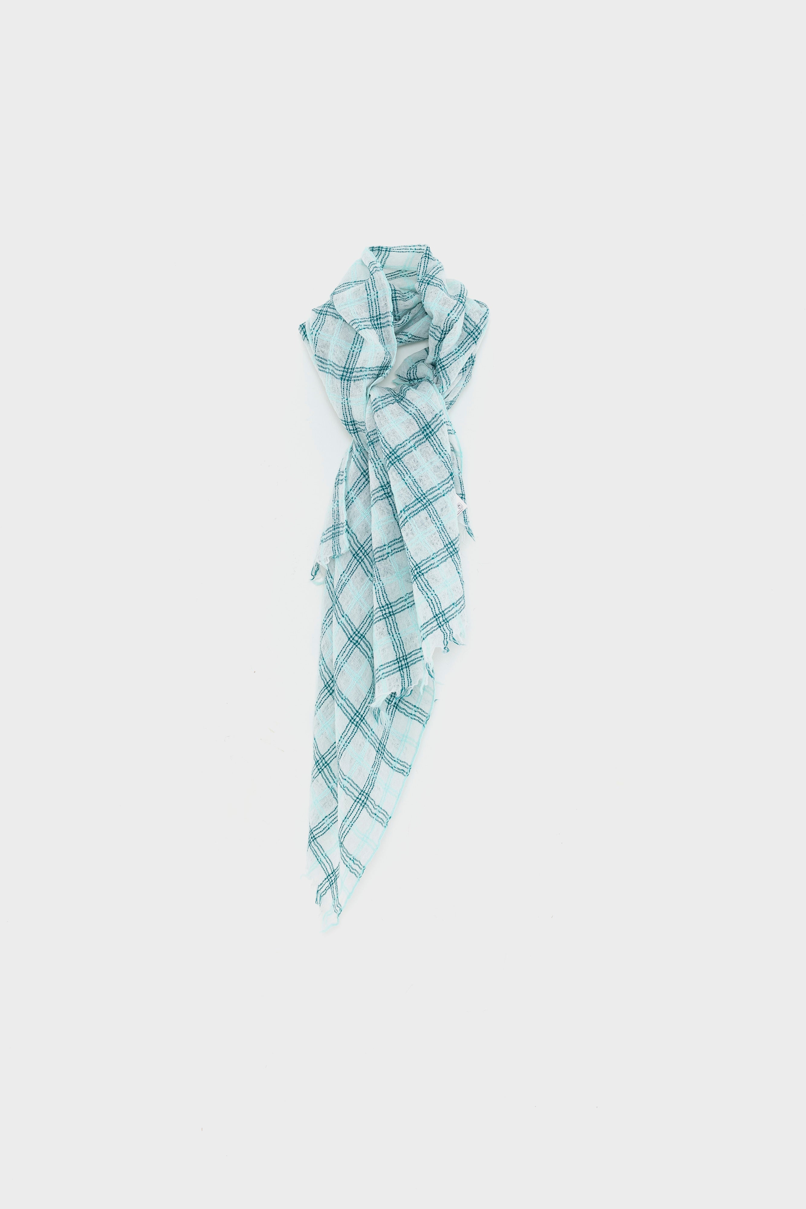 Sovy Checked Scarf - Iceberg / Lotus / Mystic For Women | Bellerose