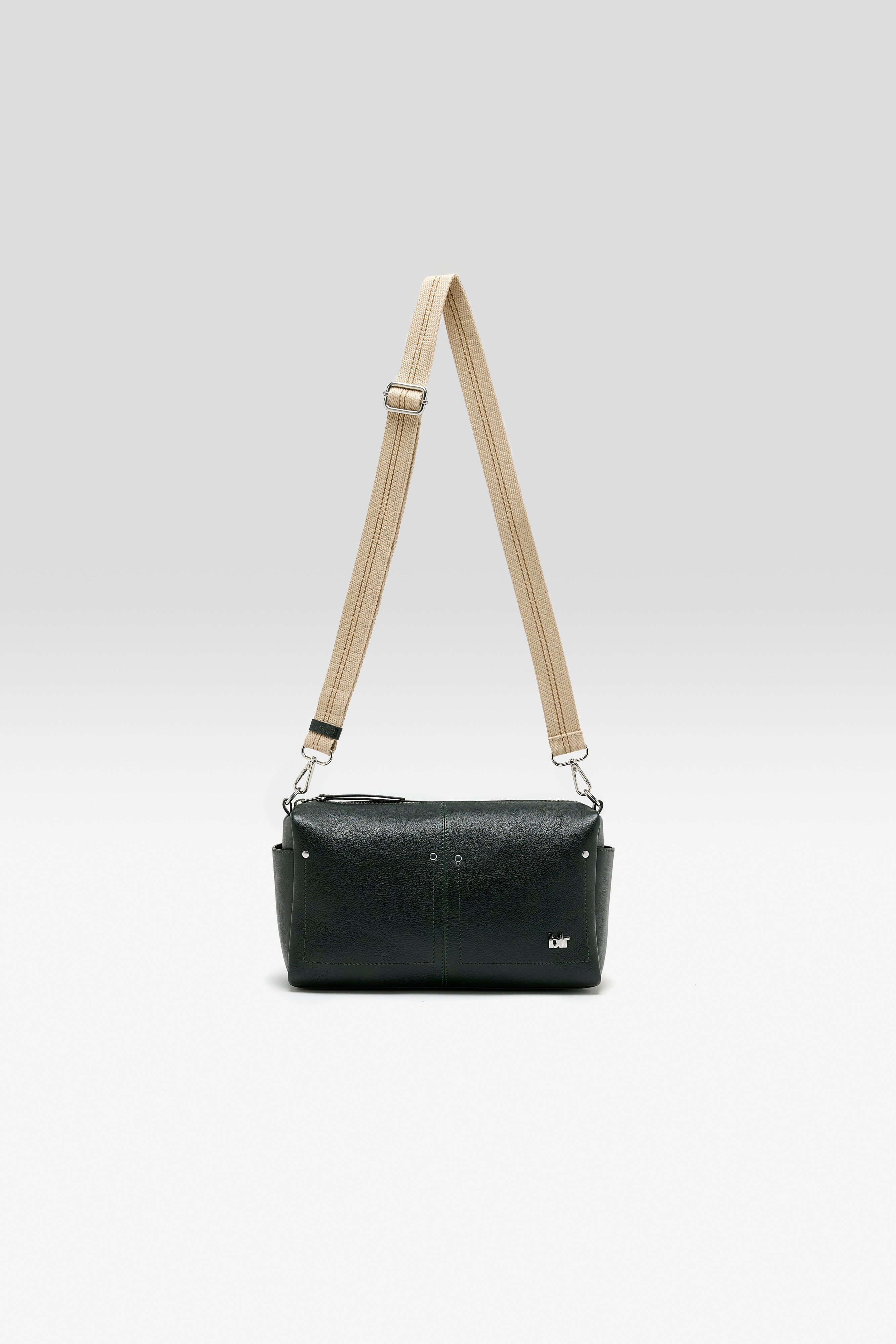 Duol leather handbag (261 / W / BOTTLE)