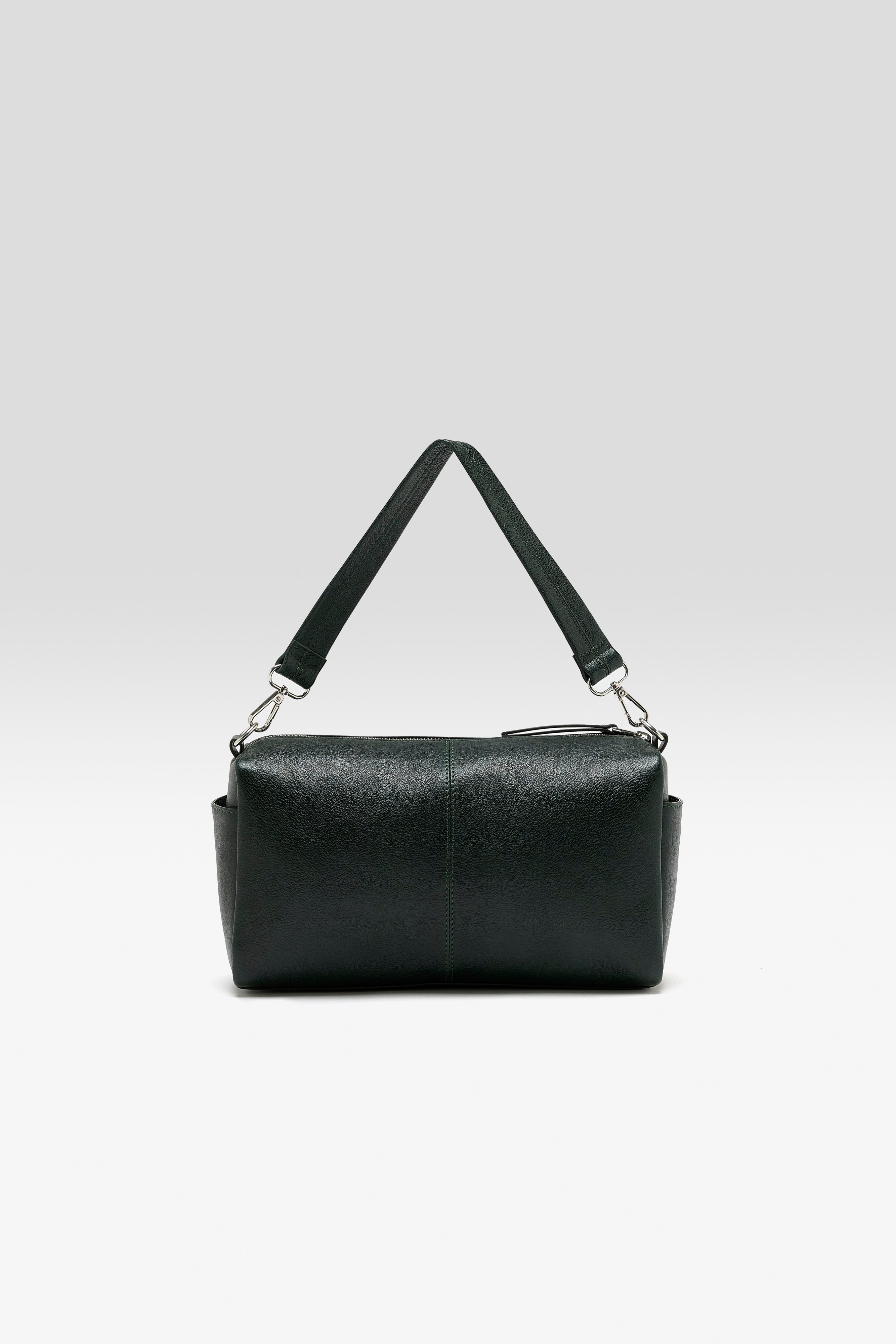 Duol leather handbag (261 / W / BOTTLE)