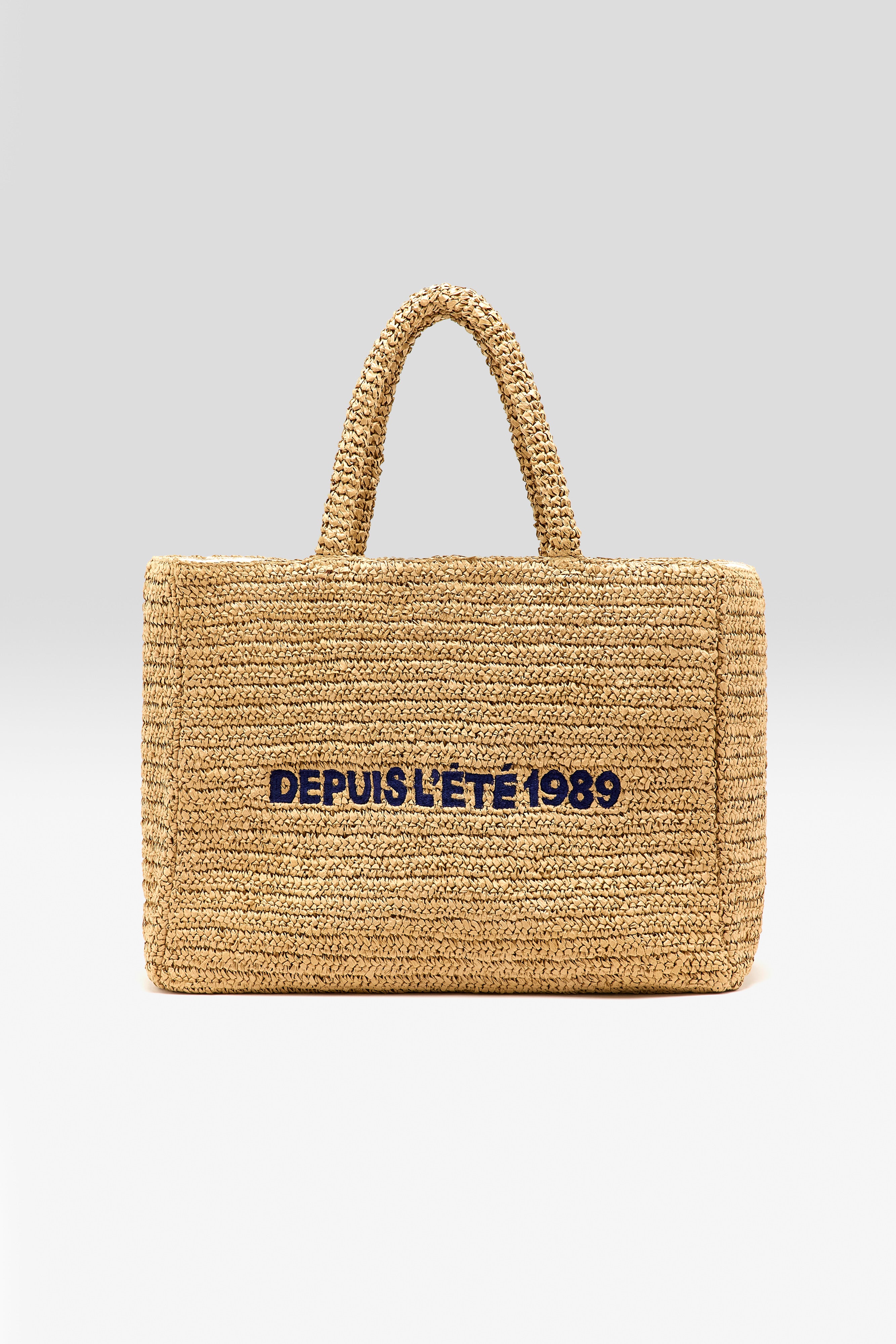 Itop straw shopping bag (261 / W / NATURAL)