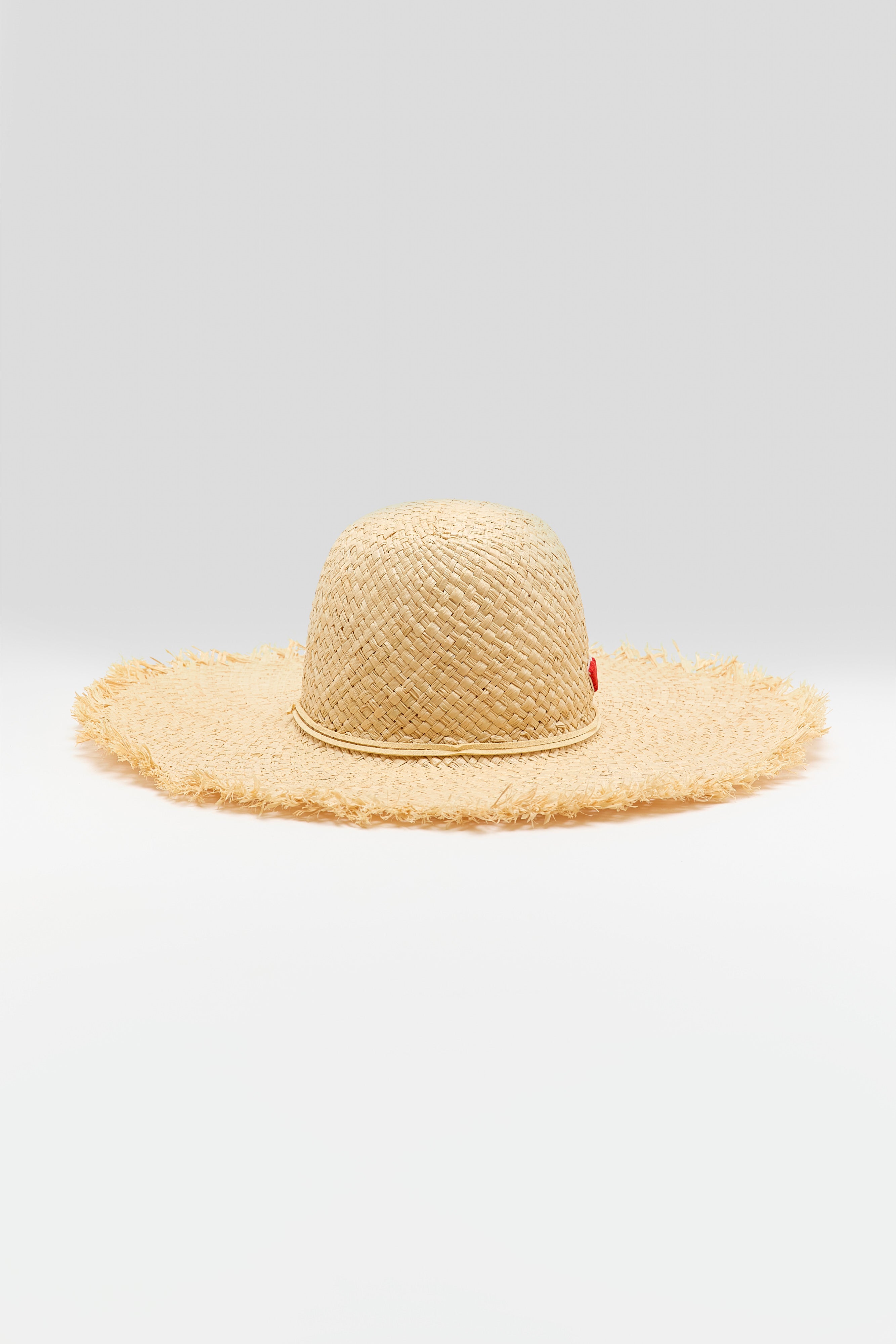 Osi Straw Hat - Natural / Poppy For Women | Bellerose