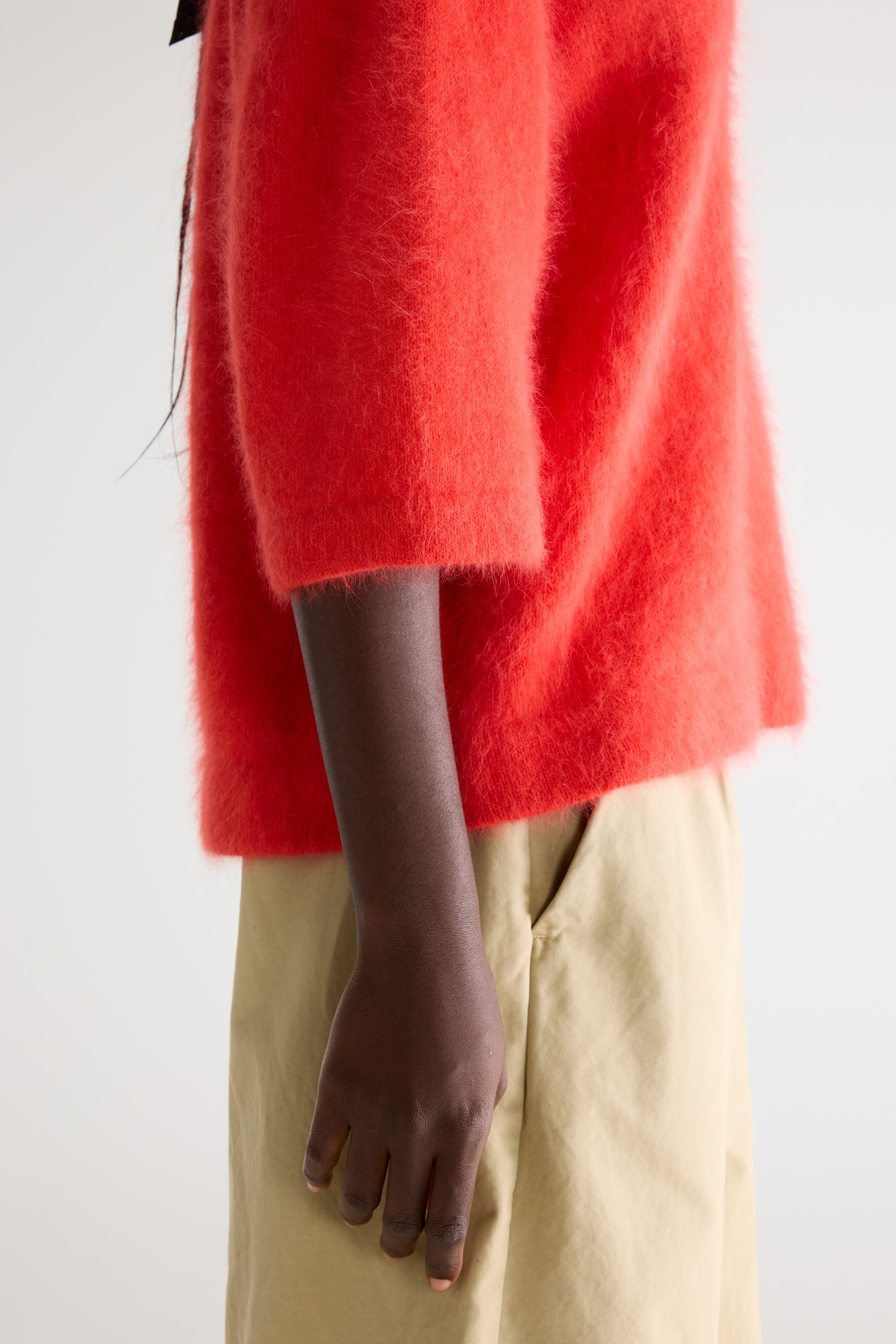 Dime angora-blend sweater (261 / W / SALSA)