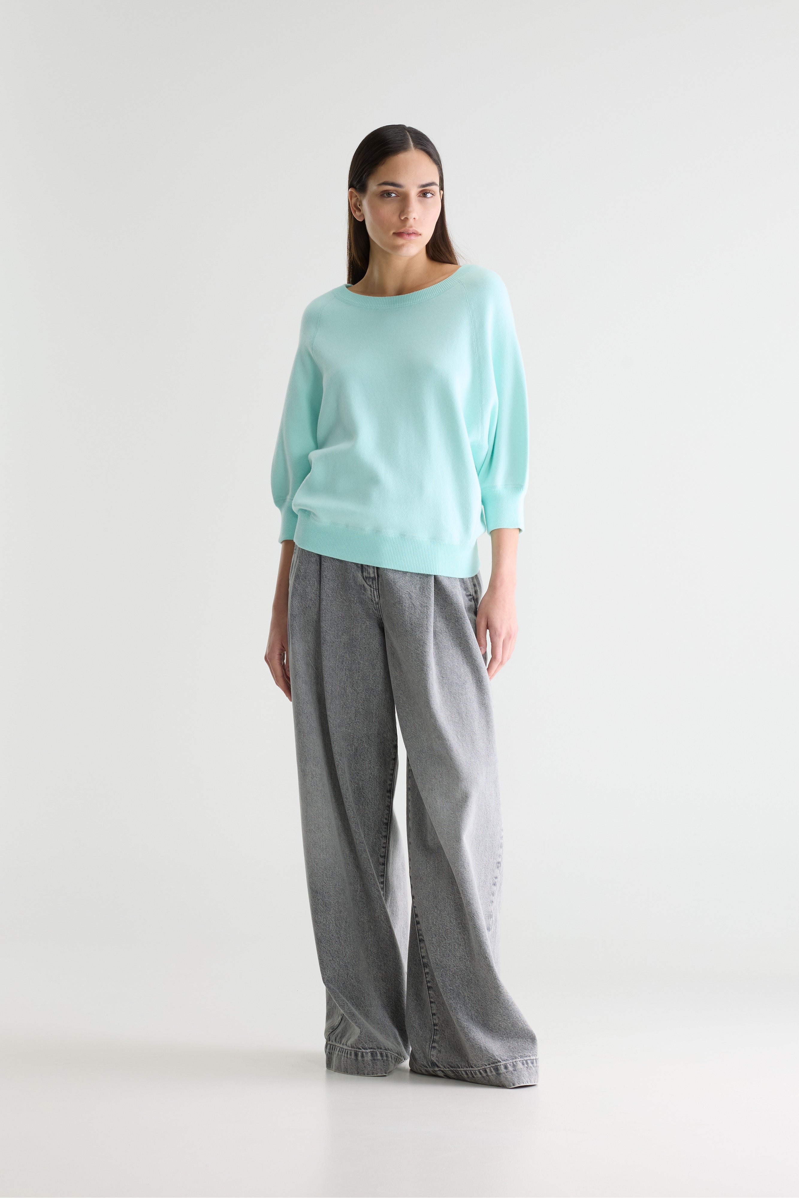 Anglet Crewneck Sweater - Iceberg For Women | Bellerose