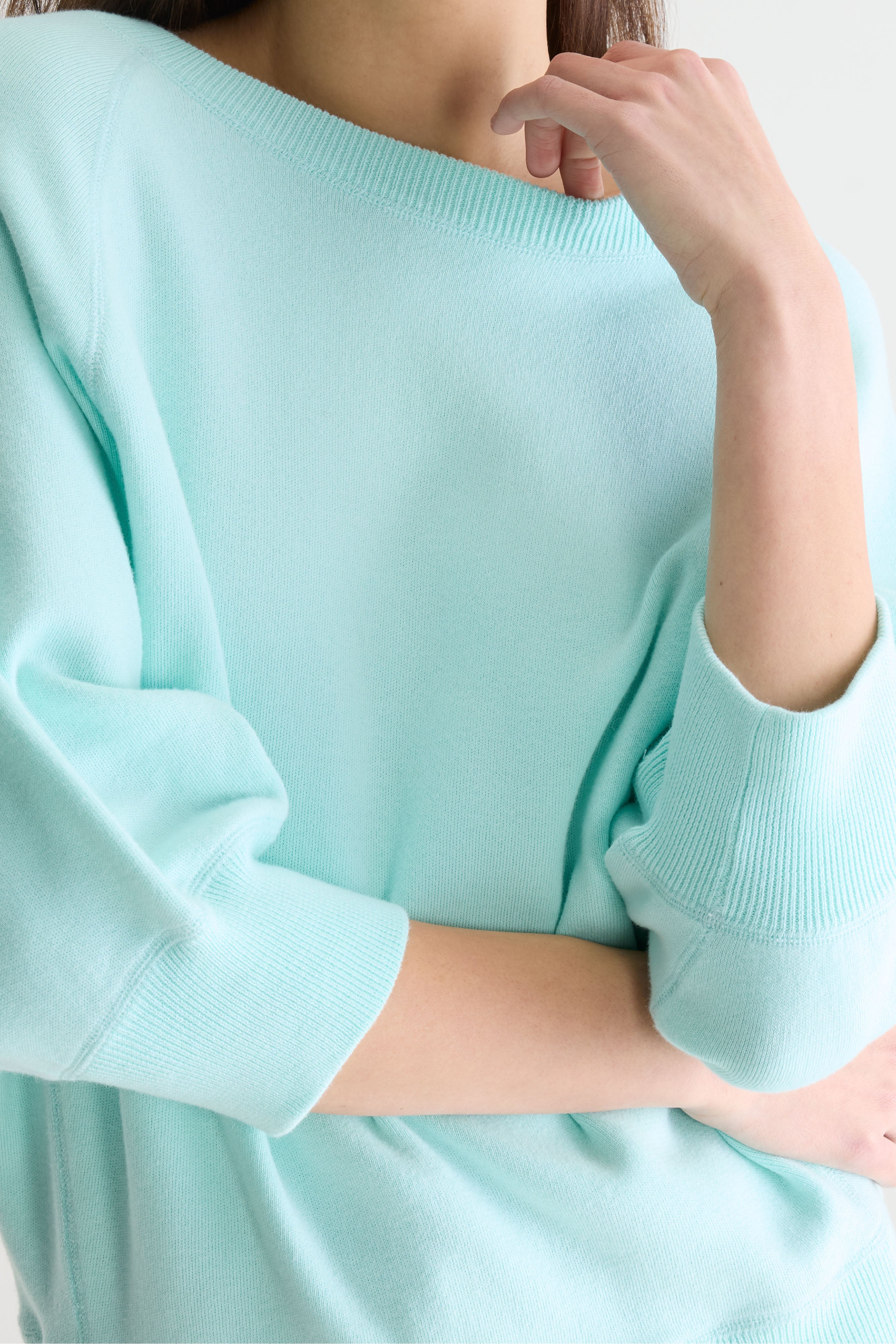 Anglet crewneck sweater (261 / W / ICEBERG)