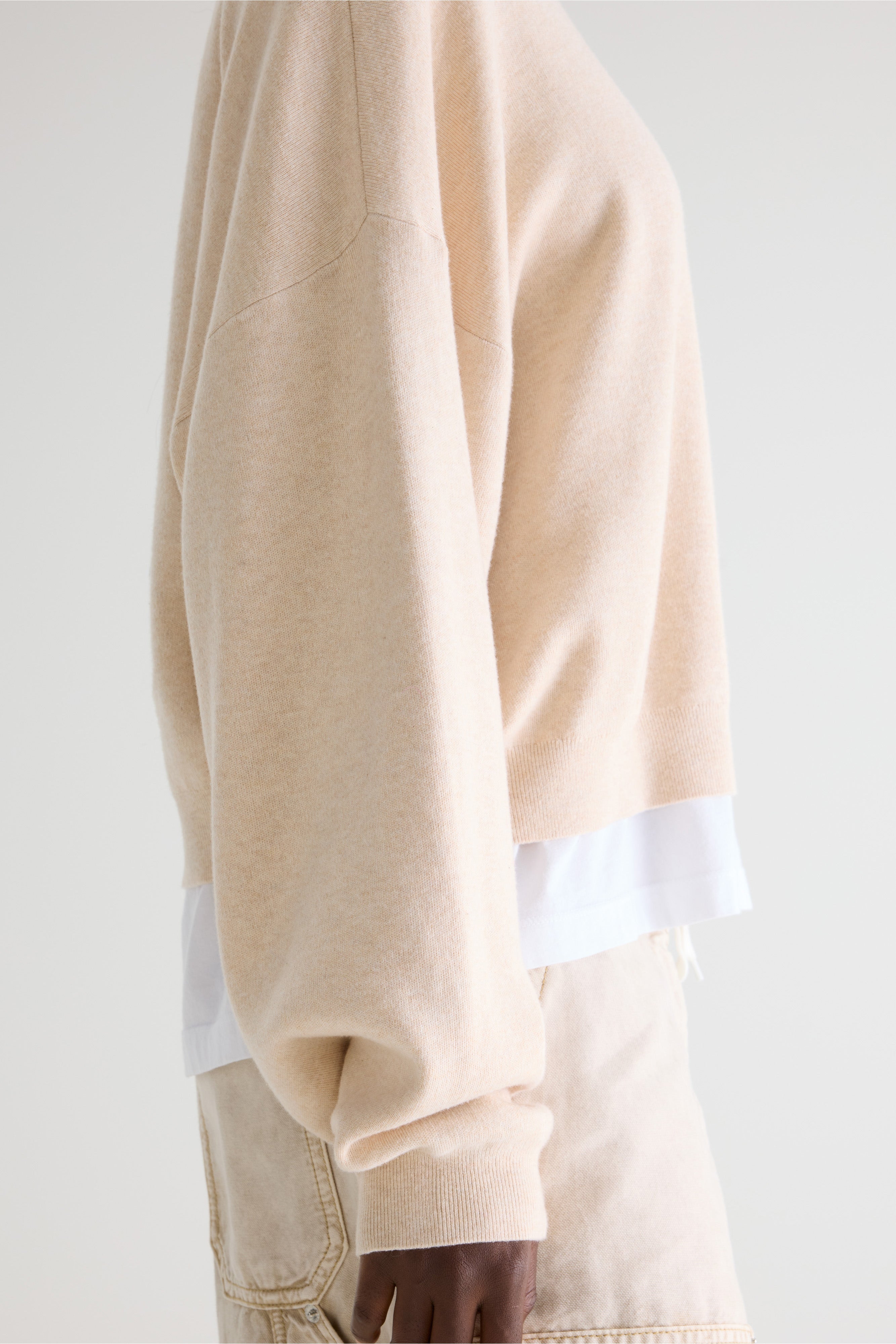 Angum relaxed sweater (261 / W / OATMEAL)