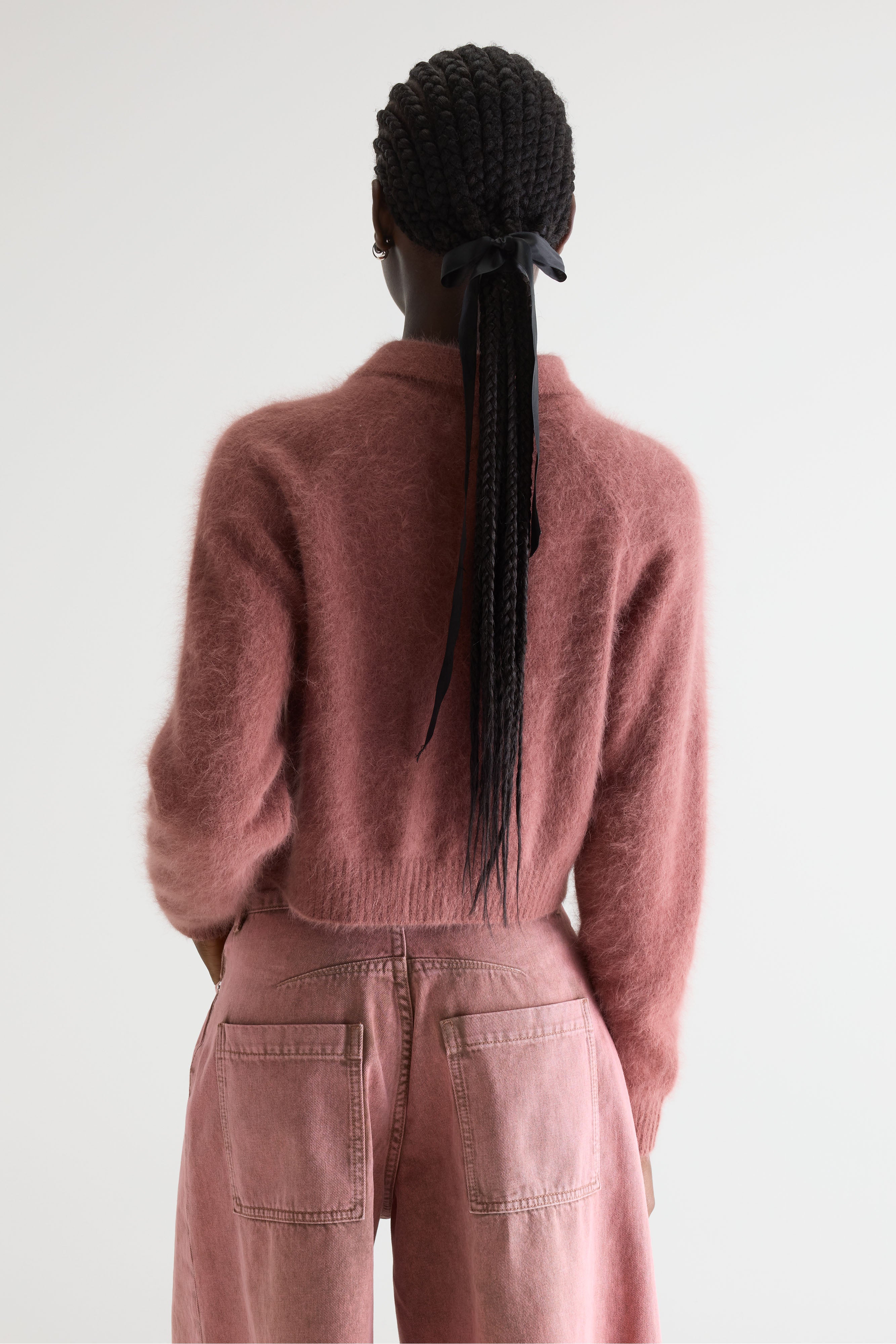 Datco angora-blend cardigan (261 / W / MAHOGANY)