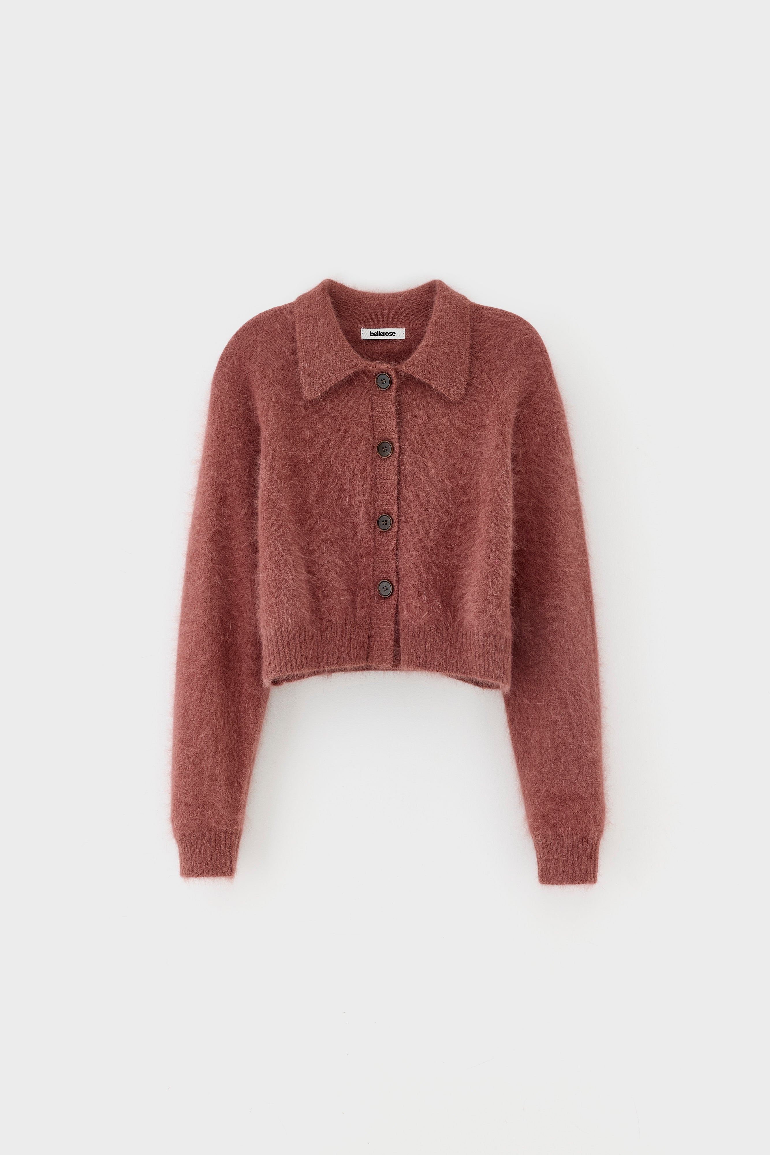 Datco angora-blend cardigan (261 / W / MAHOGANY)