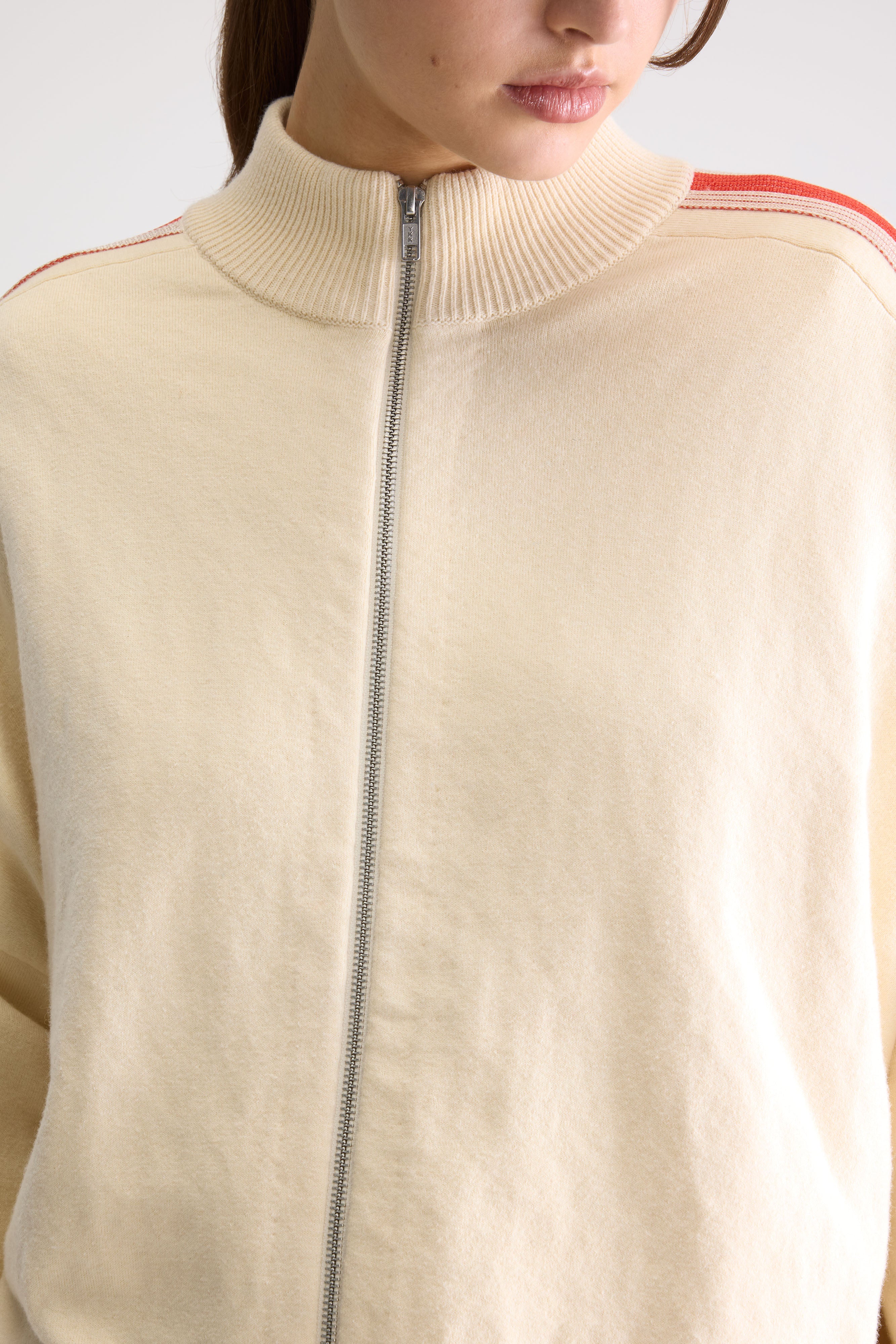 Gerta cardigan met ritssluiting (261 / W / MILKY WAY)