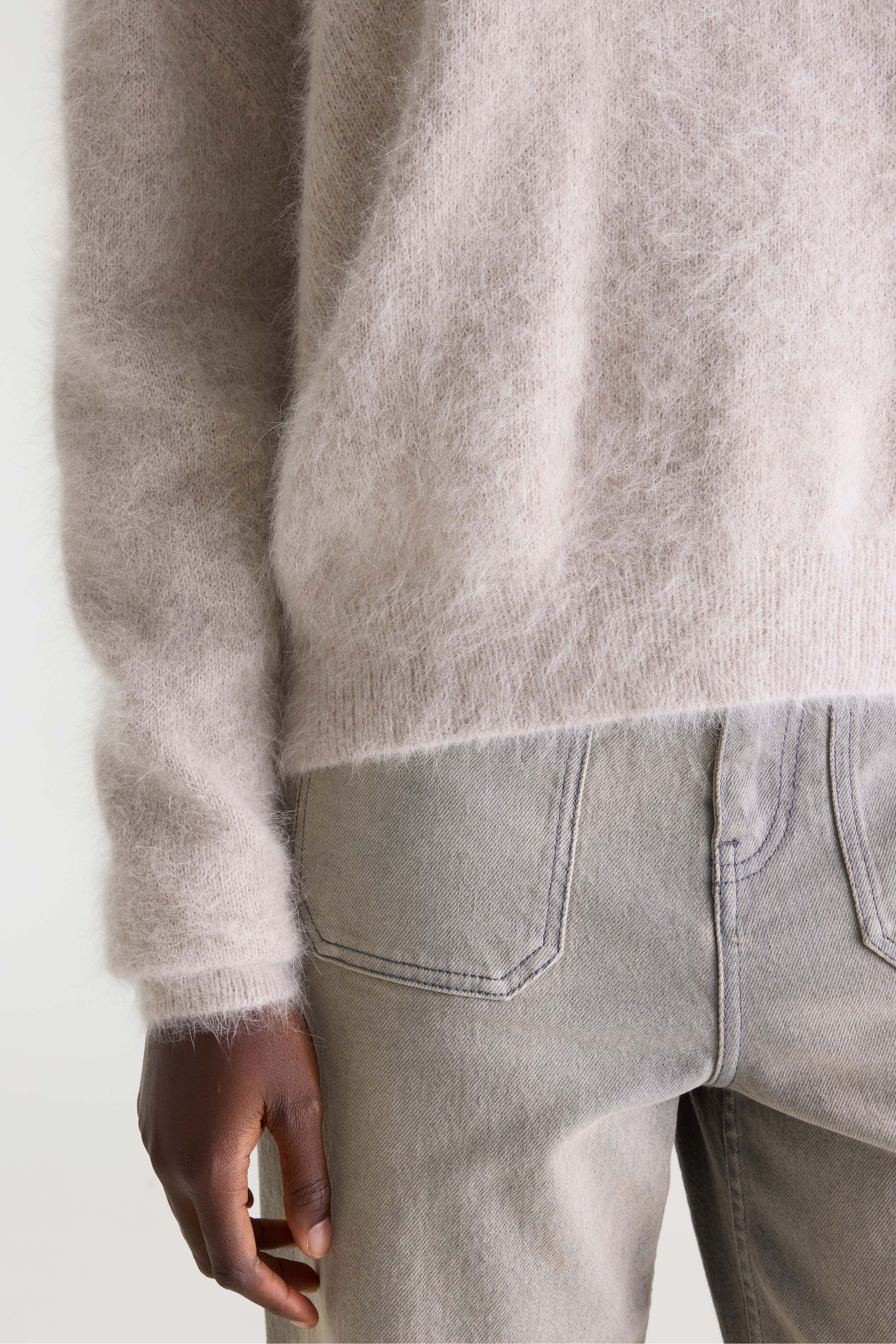 Pull en angora Datus (261 / W / LIGHT GREY)