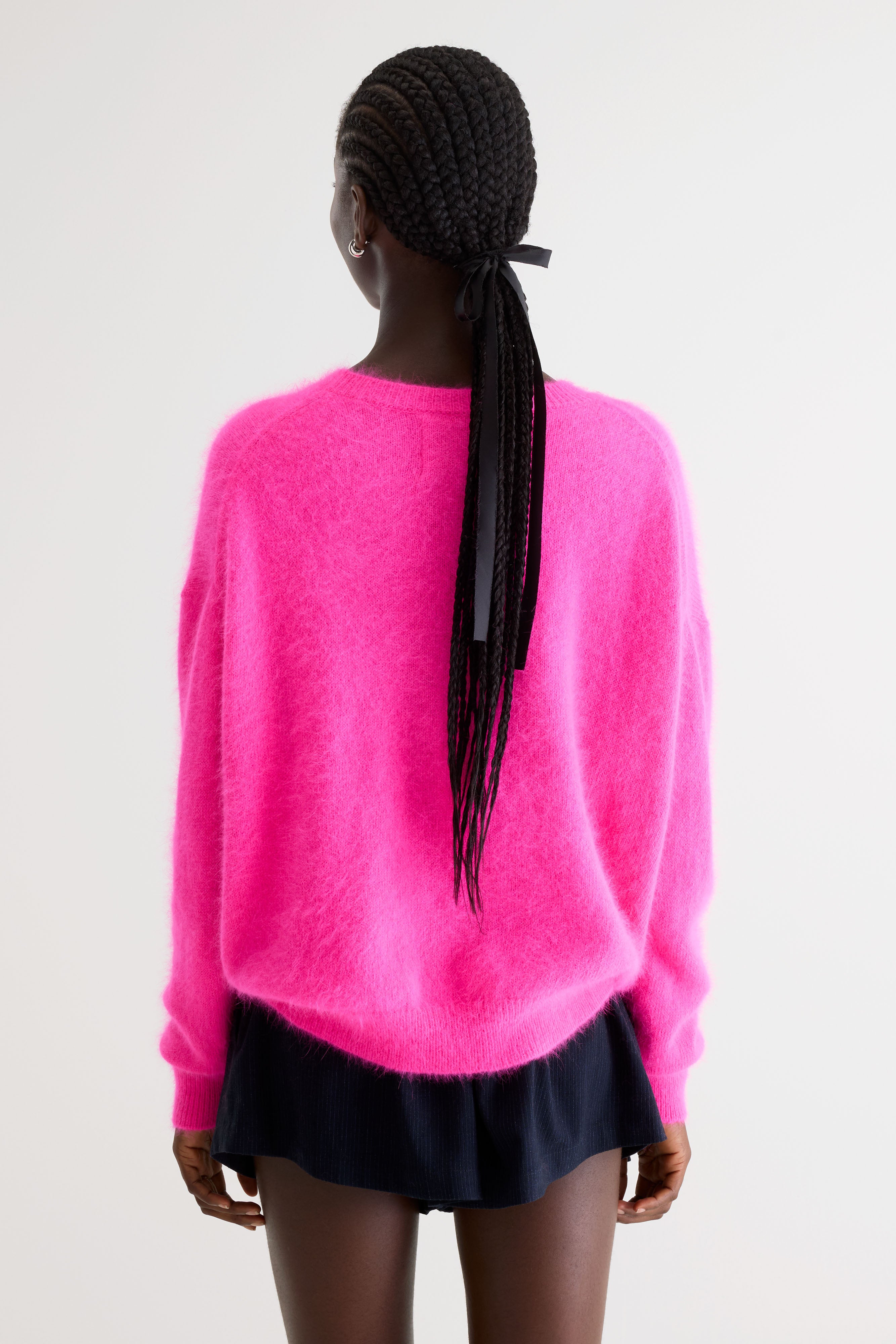 Datus angora-blend sweater (261 / W / FLUO PINK)
