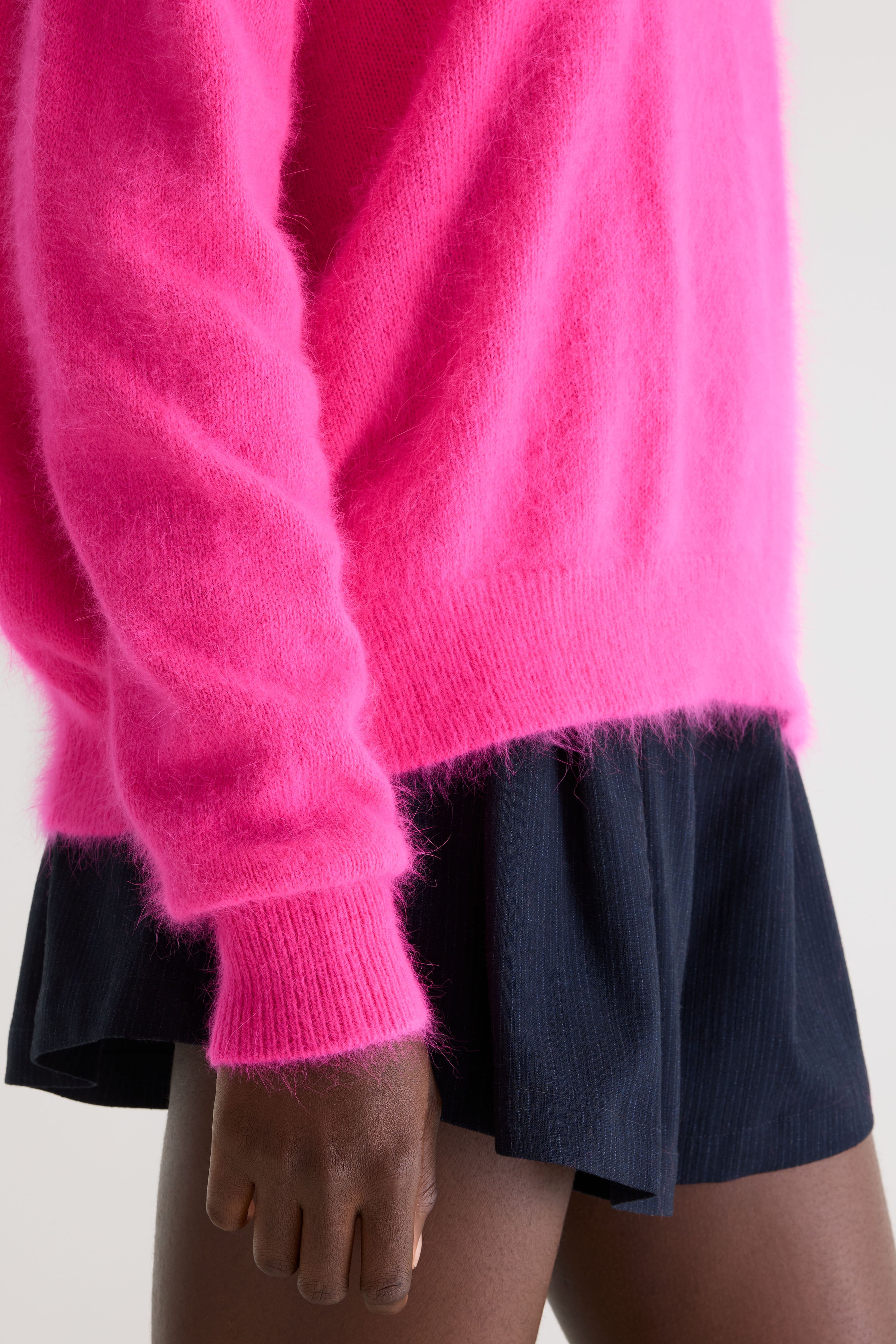 Datus angora-blend sweater (261 / W / FLUO PINK)