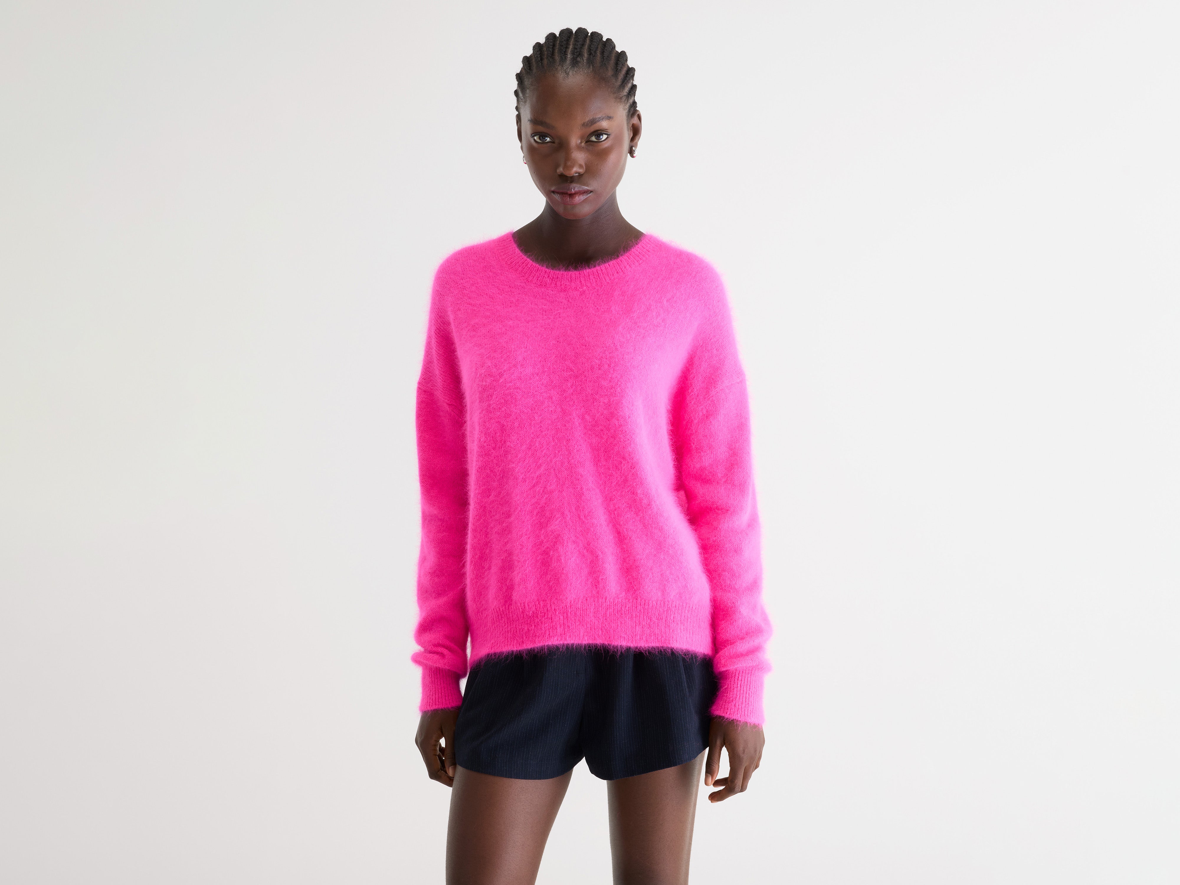 Datus angora-blend sweater (261 / W / FLUO PINK)