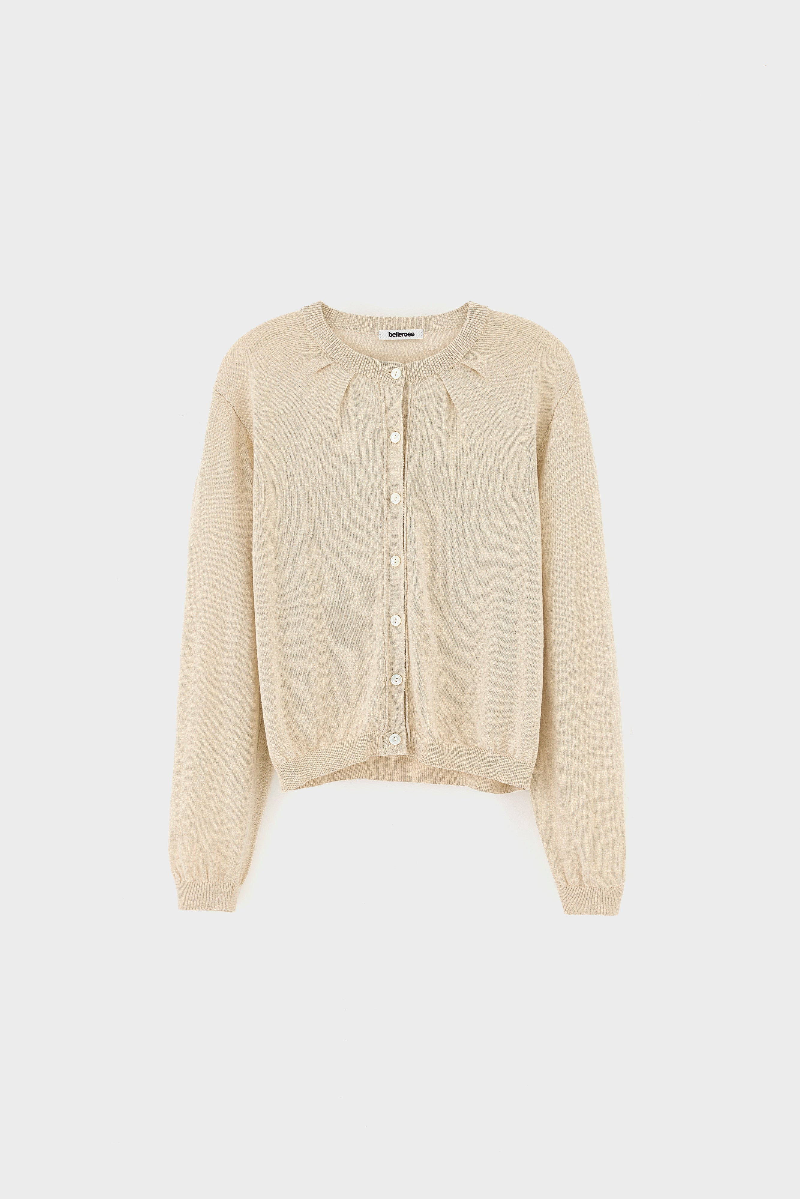 North cardigan met ronde hals (261 / W / OATMEAL)
