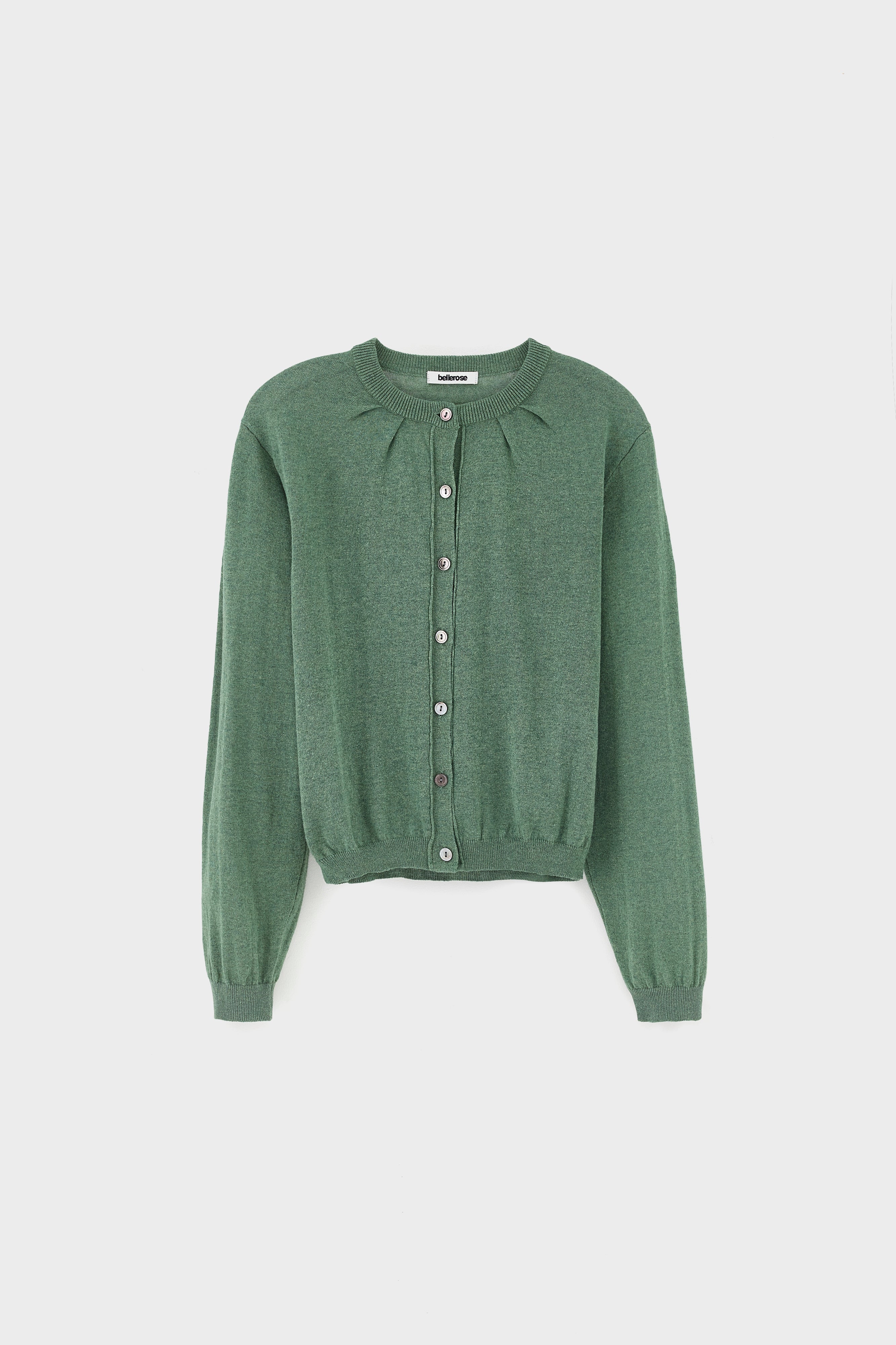 North crewneck cardigan (261 / W / THYME)