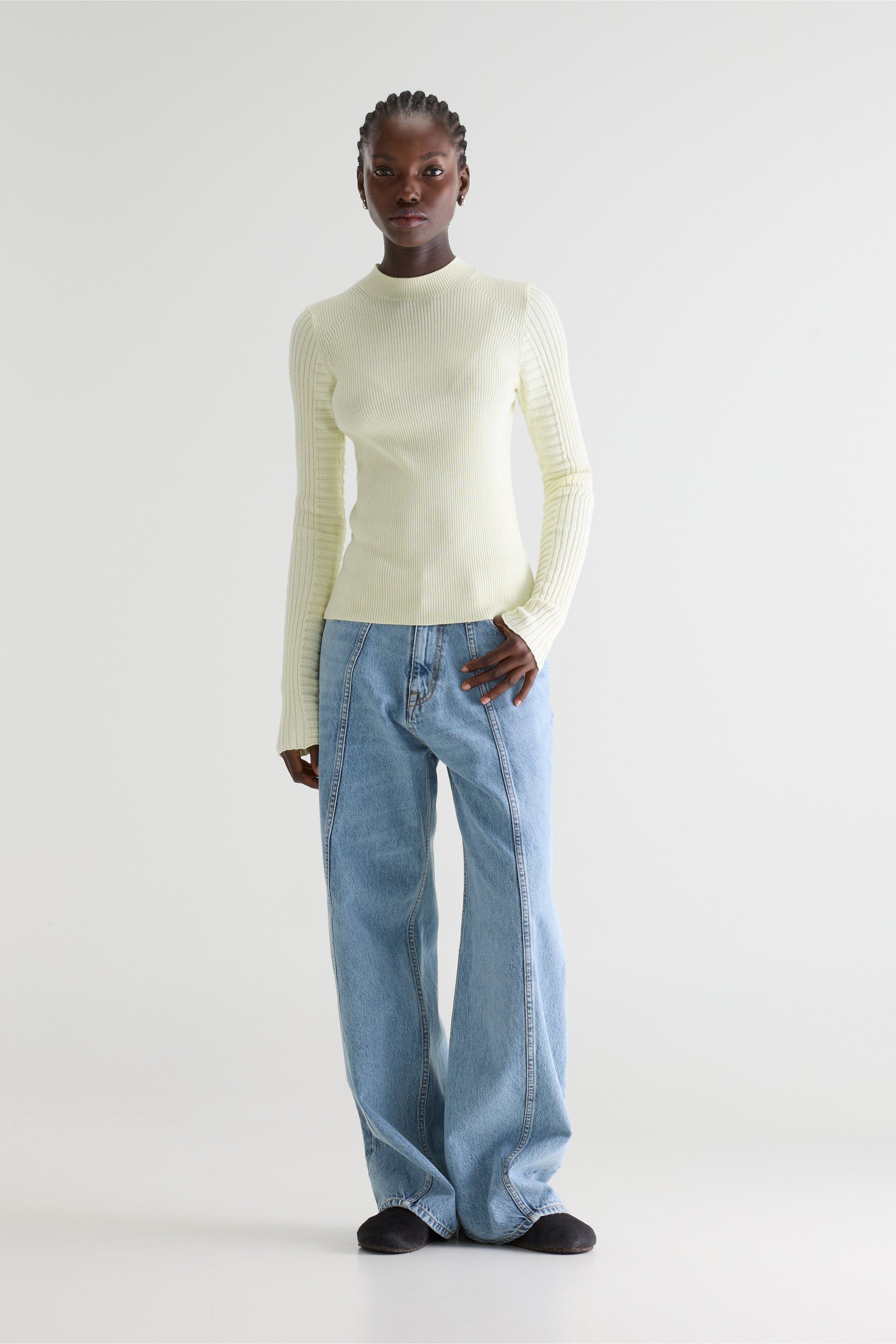 Aduard Slim Sweater - Limelight For Women | Bellerose