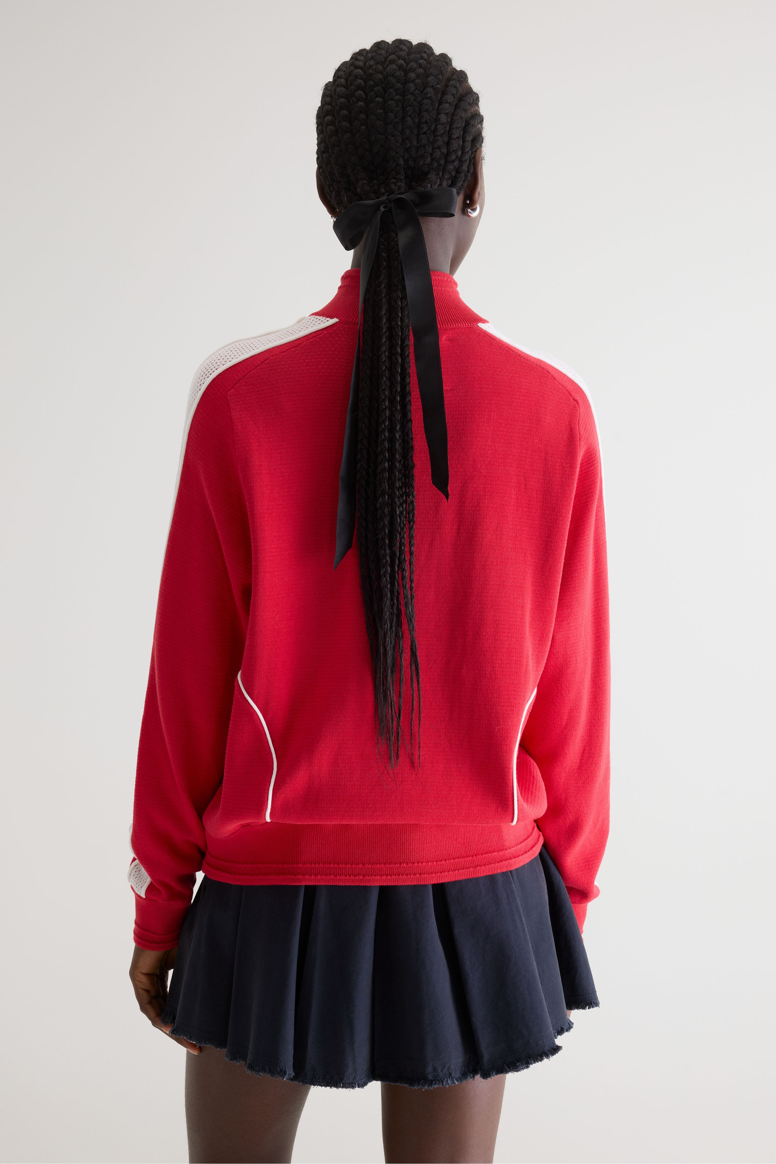 Dasy sweatshirt met ritssluiting (261 / W / MASSAI RED)