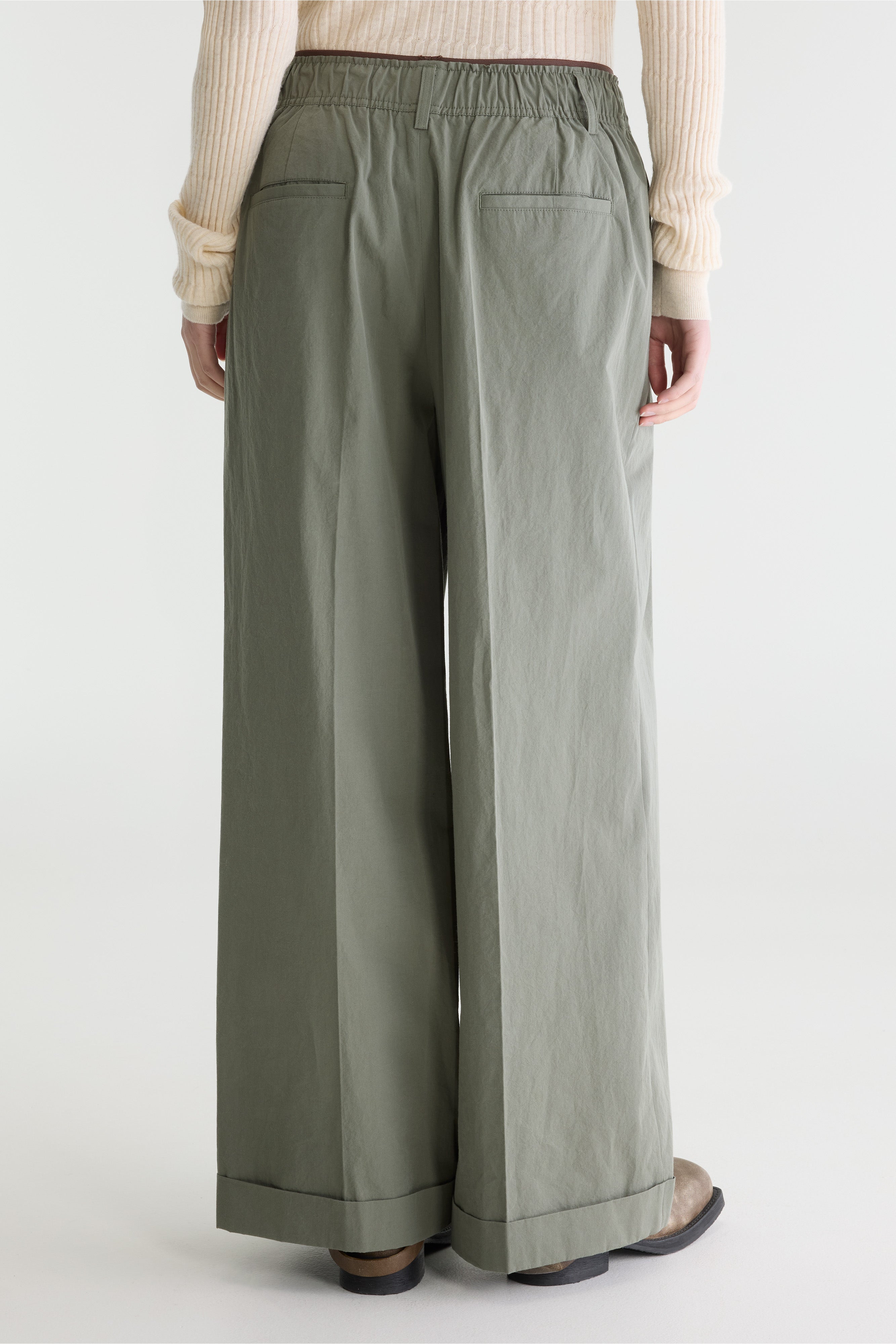 Jasha wide trousers (262 / W / OXYD GREY)