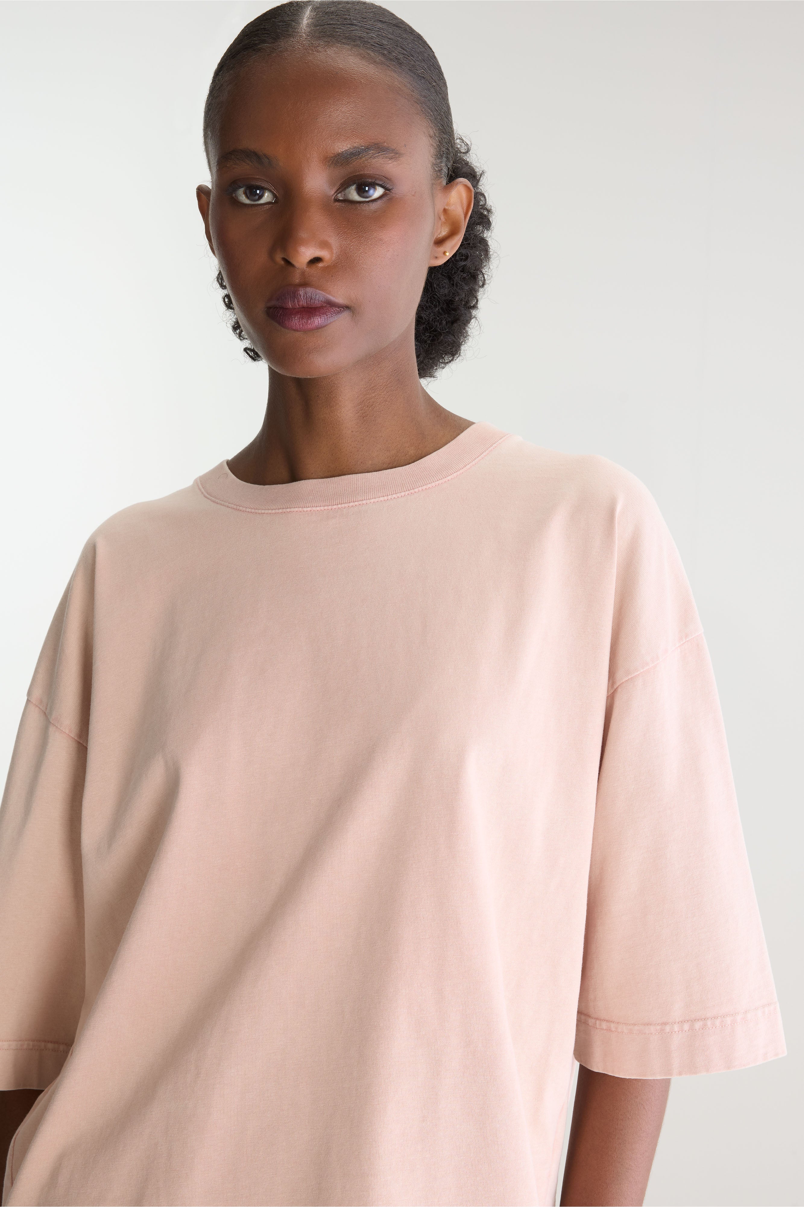 Fiores short-sleeve t-shirt (262 / W / DUSTY ROSE)