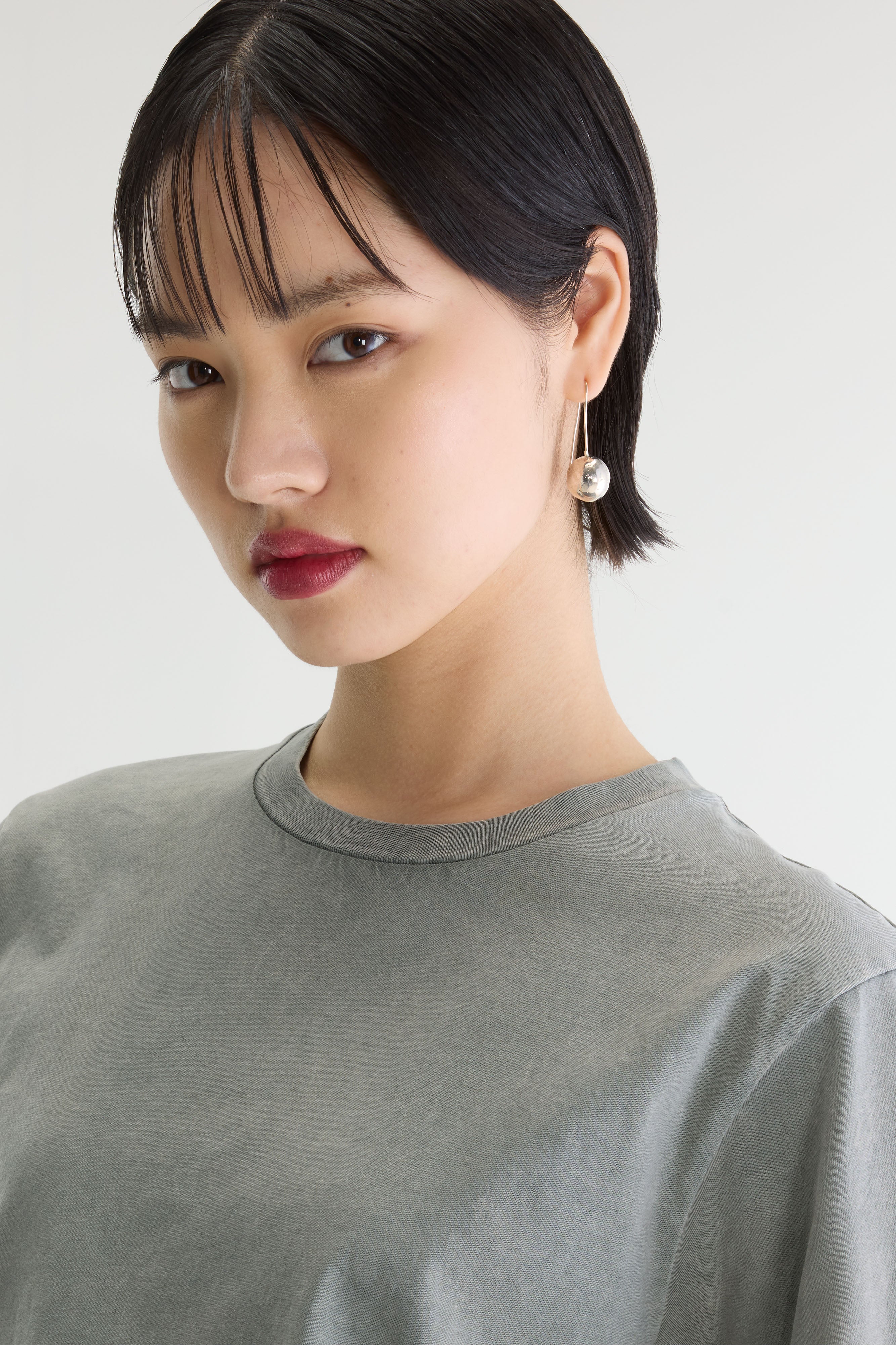 Flavia short-sleeve t-shirt (262 / W / OXYD GREY)