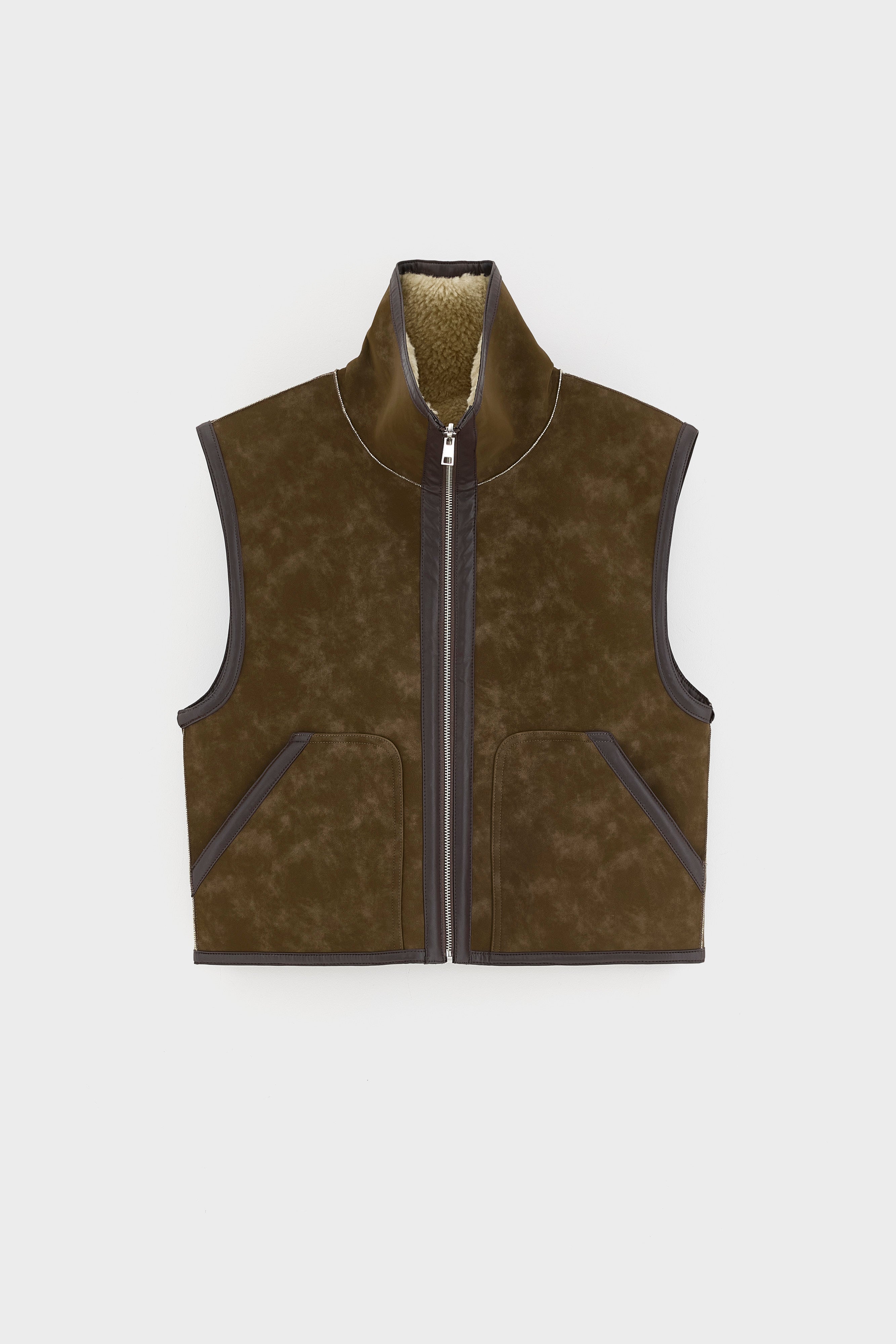 Jonson cropped mouwloos jack (262 / W / SHEEP)