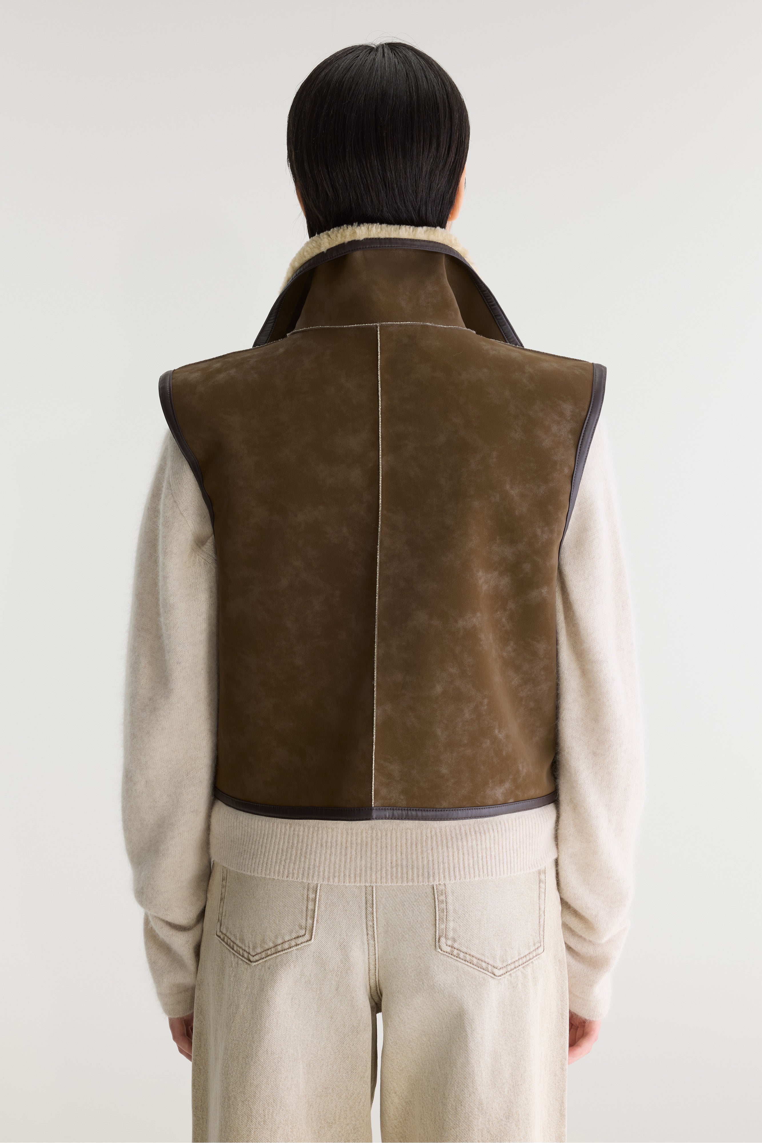Jonson cropped mouwloos jack (262 / W / SHEEP)