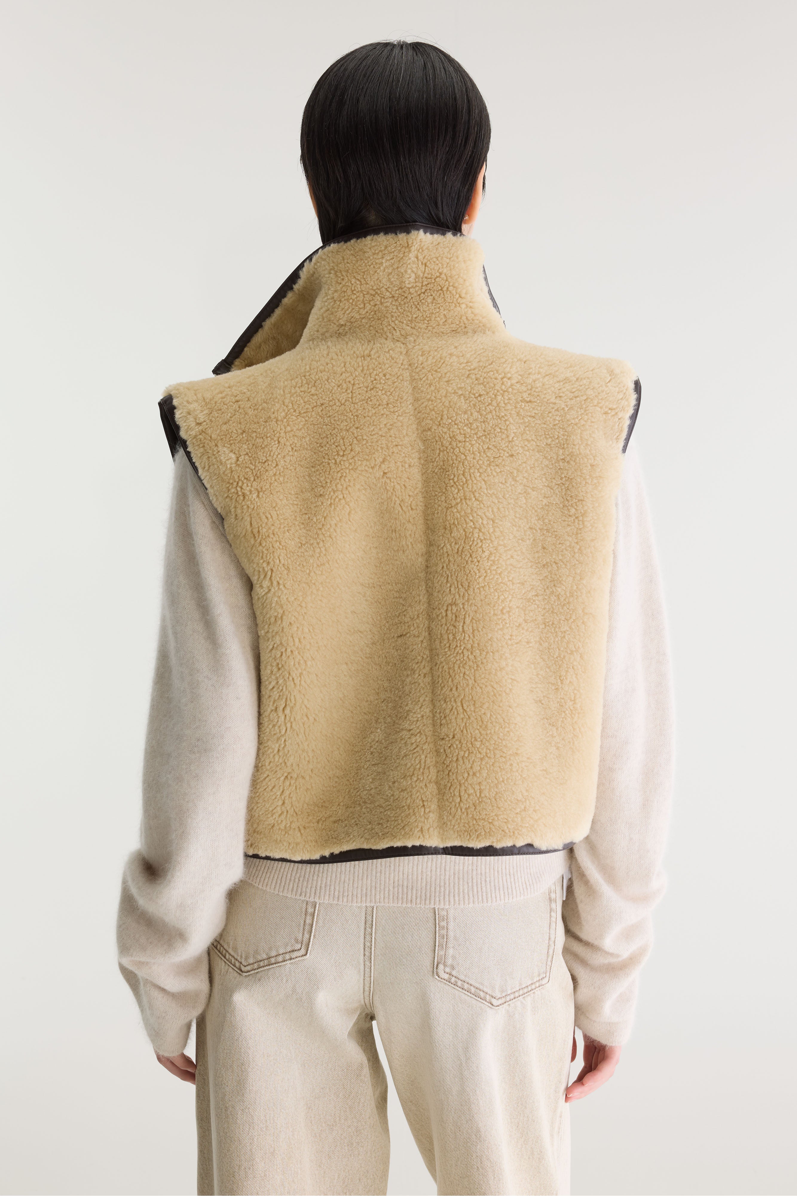 Jonson cropped mouwloos jack (262 / W / SHEEP)