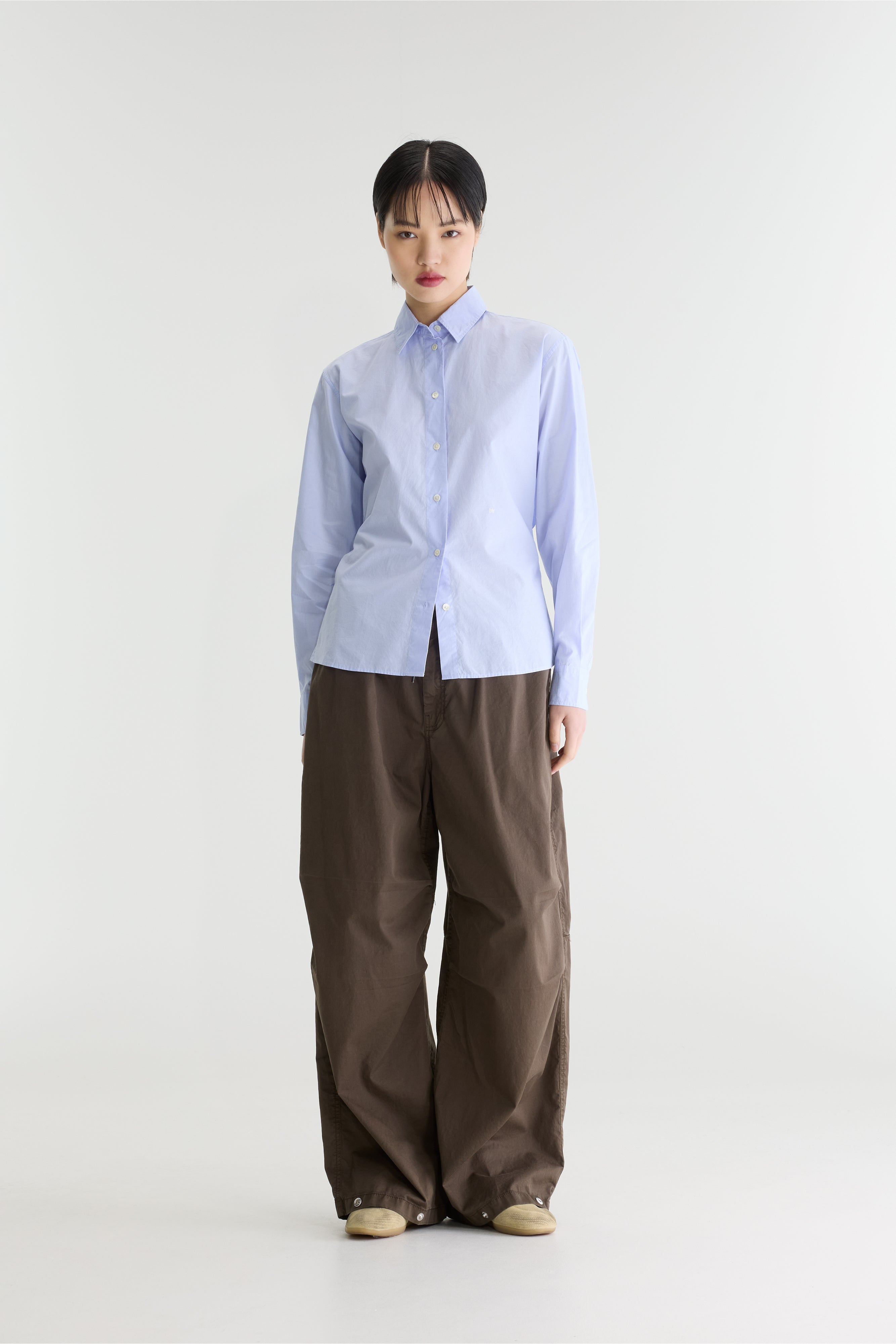 Grey Striped Shirt For Women | Bellerose