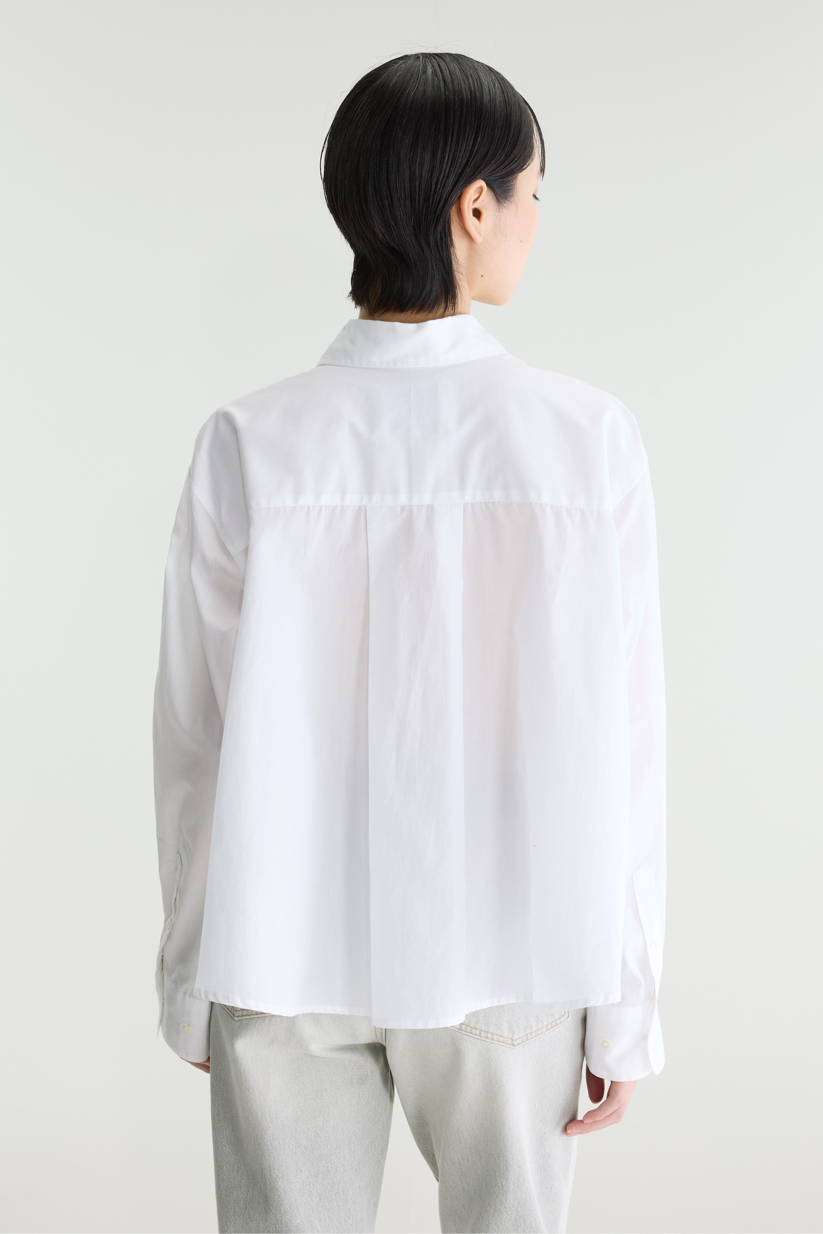 Java poplin shirt (262 / W / WHITE)