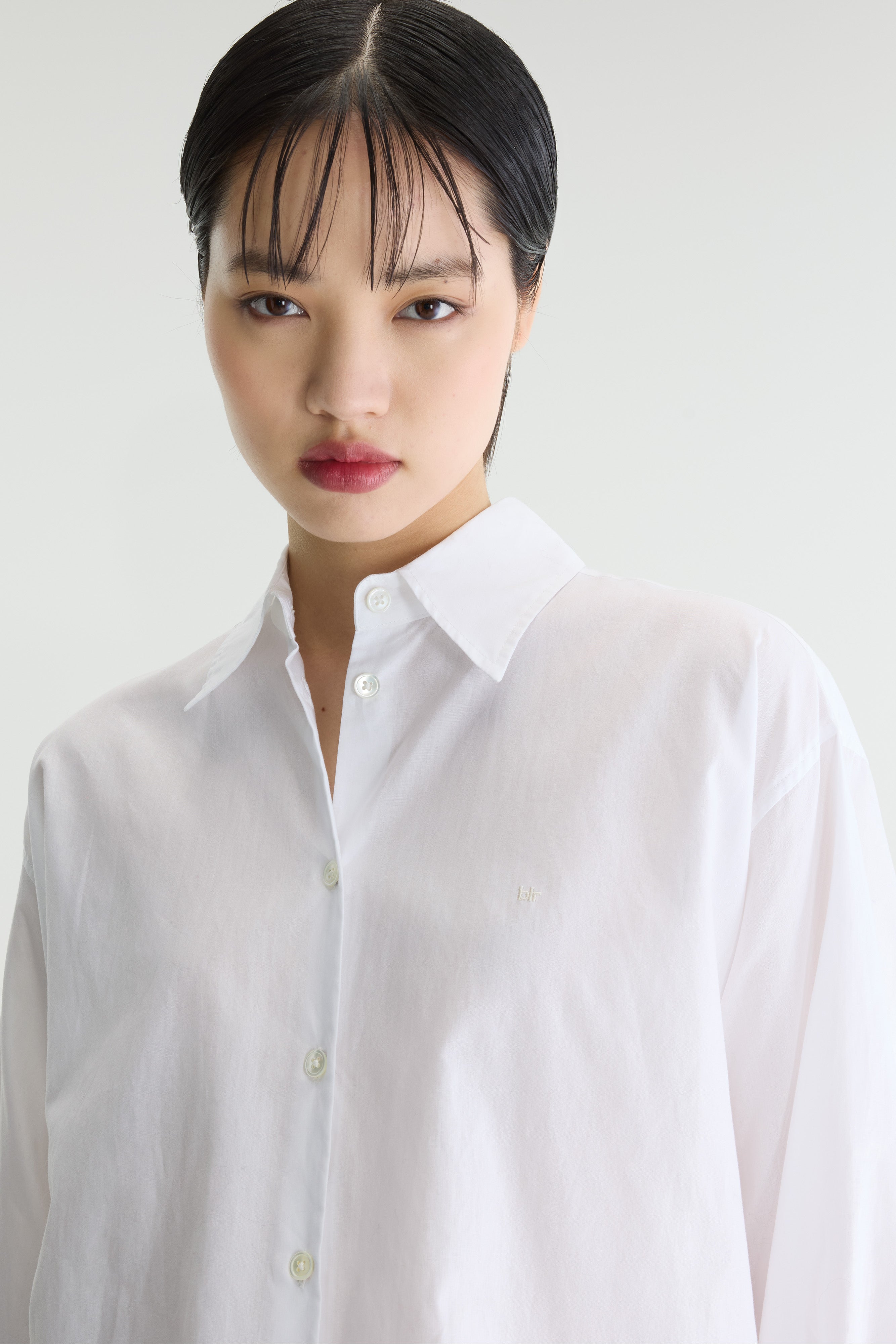 Java poplin shirt (262 / W / WHITE)