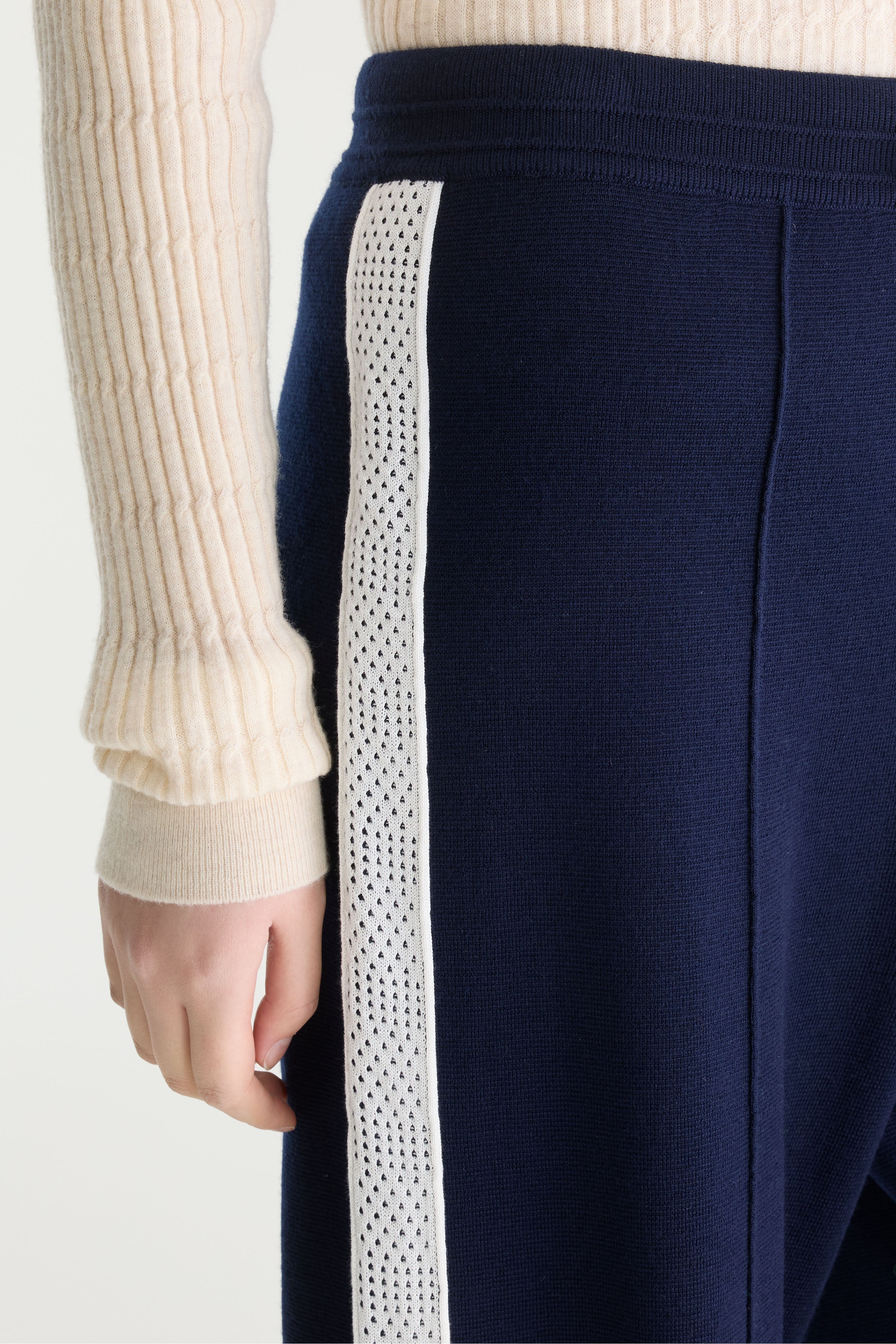 Douts straight jogpants (262 / W / NAVY)