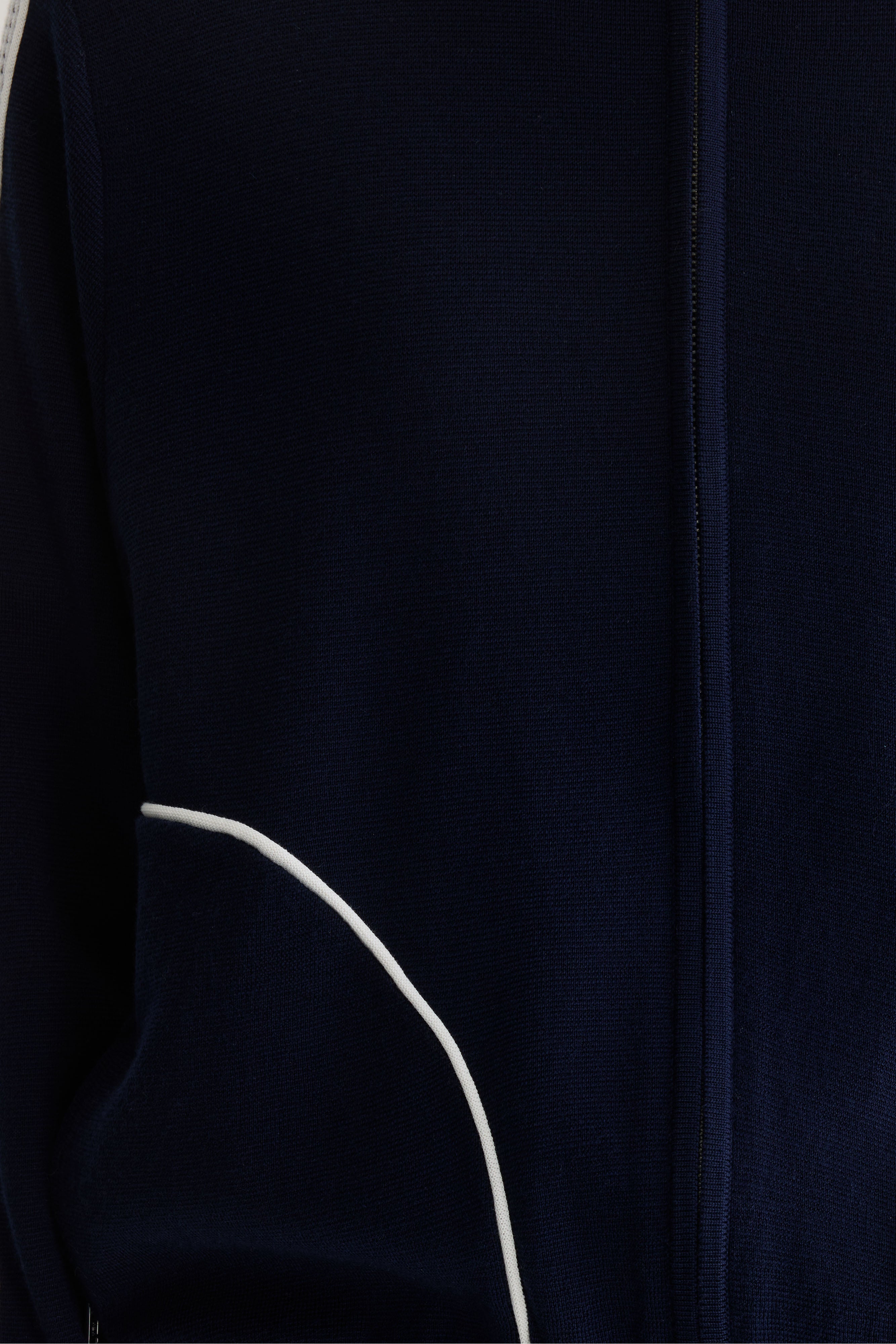 Dousy zipped cardigan (262 / W / NAVY)