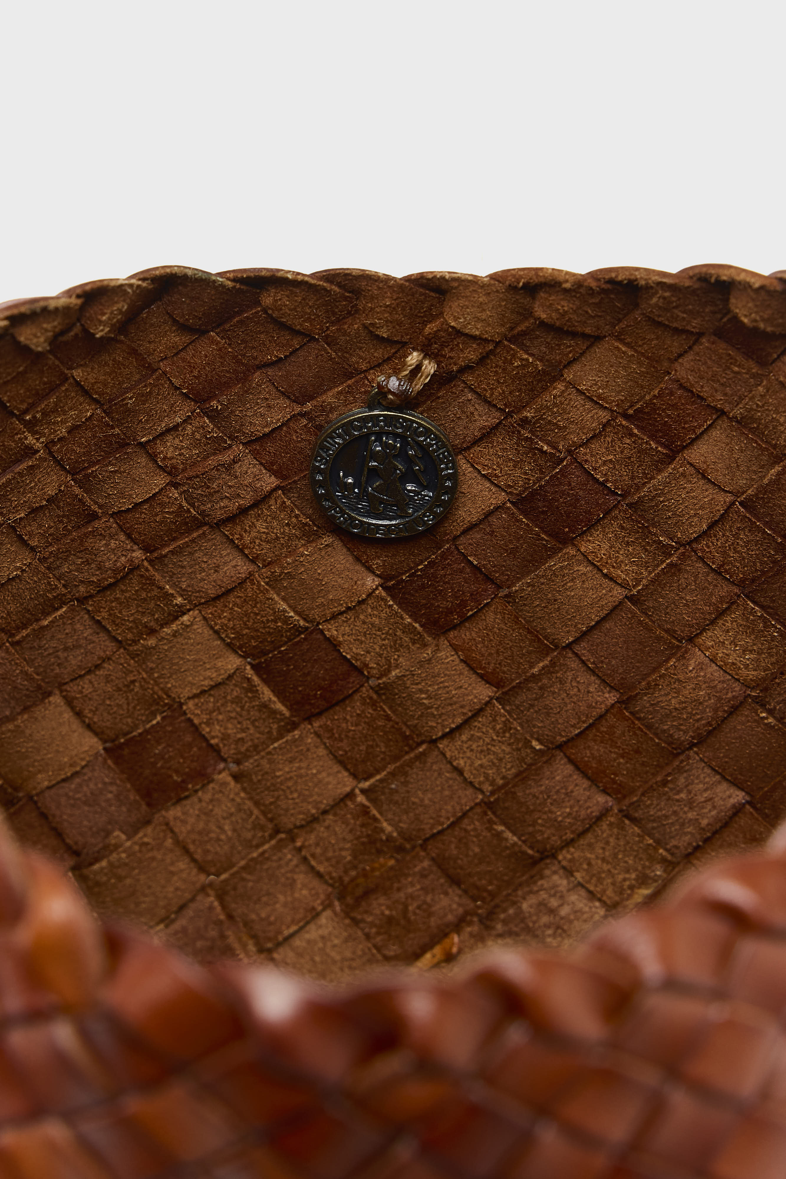 Rosanna Woven Leather Bag  (252 / W / TAN)