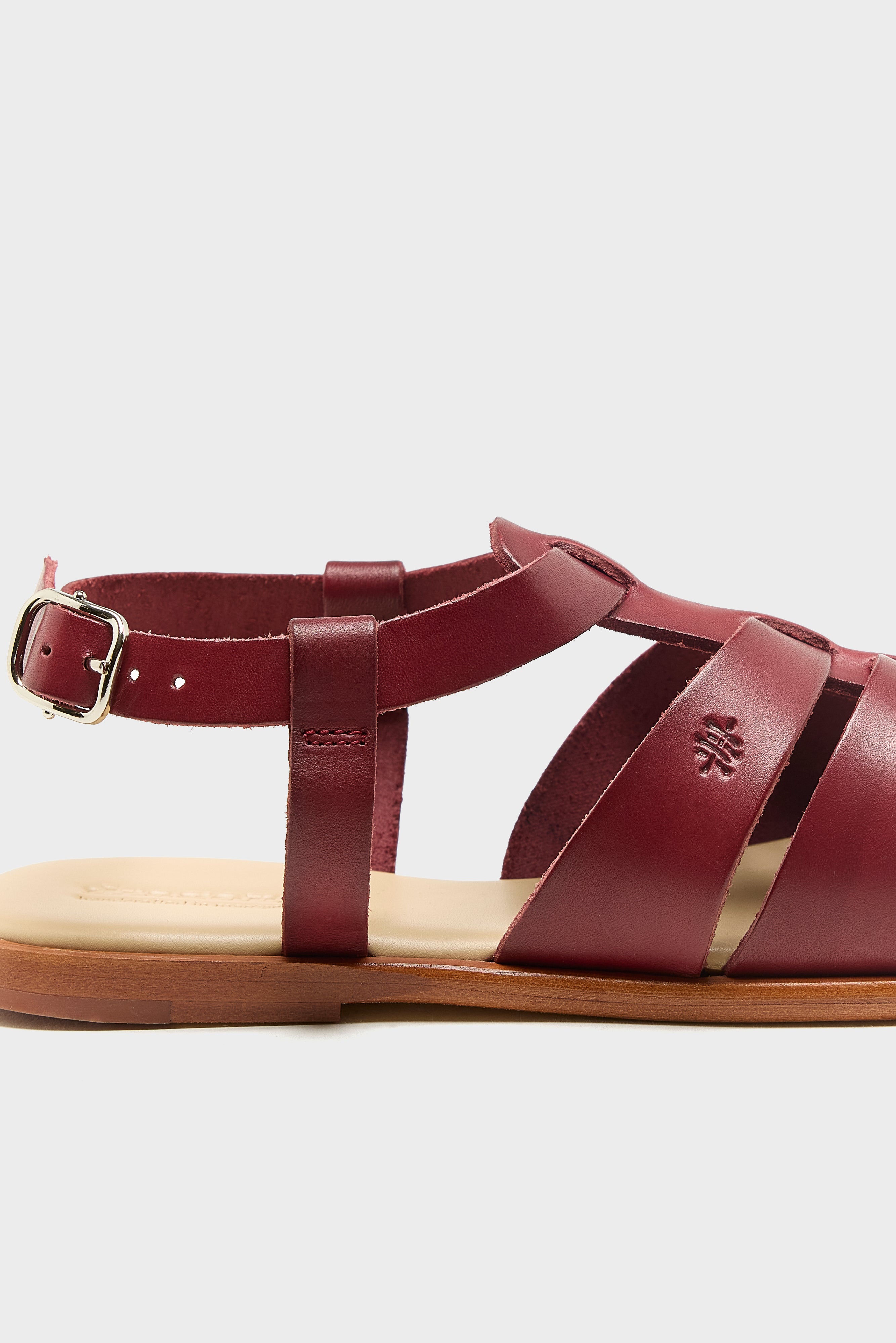 Sandales Pescador en Cuir  (261 / W / BORDEAUX)