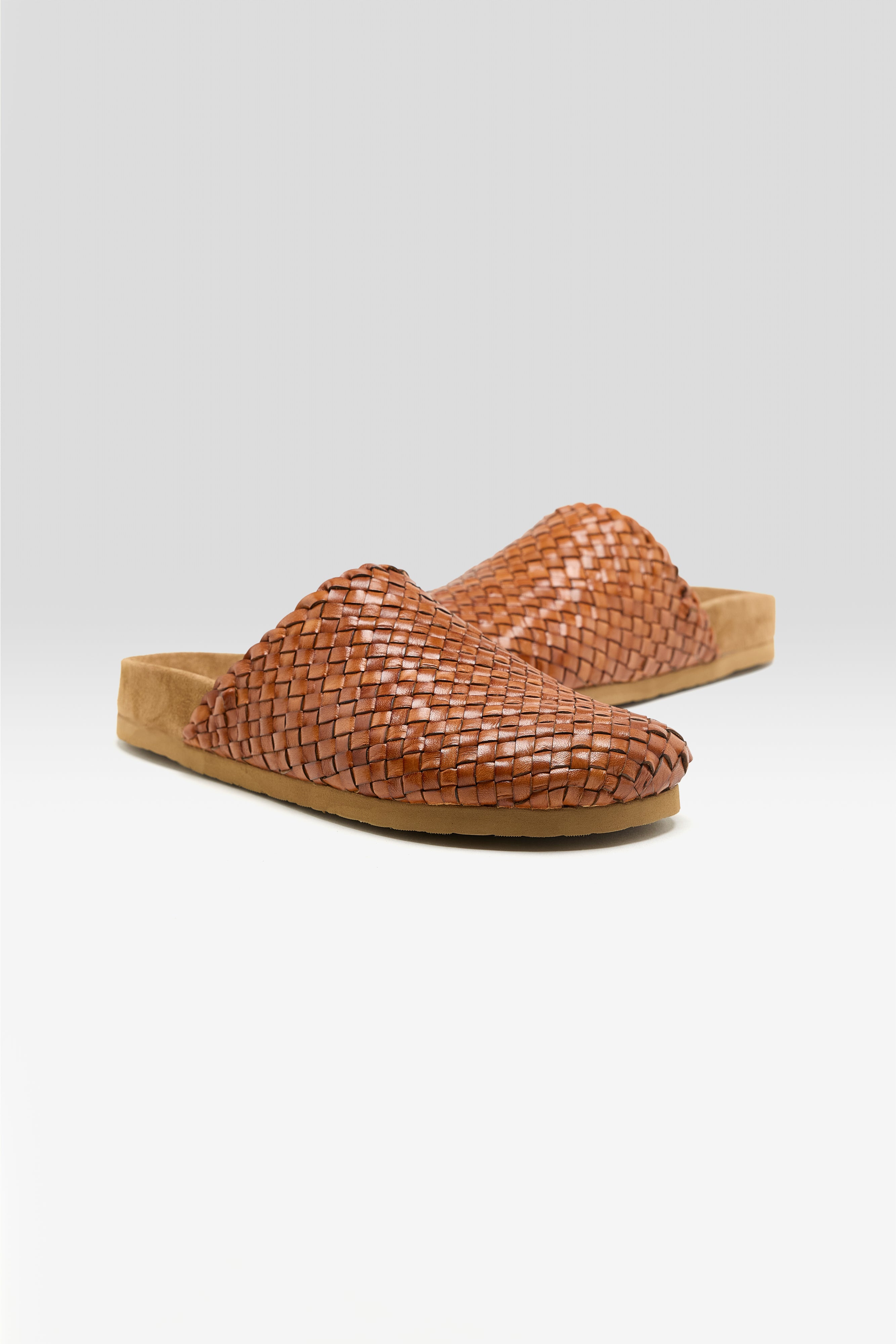 Woven Leather Mule Sandals For Women | Bellerose