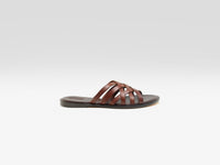  Cross Leather Sandals  

