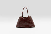 DRAGON DIFFUSION Santa Croce Big Woven Leather Bag  
