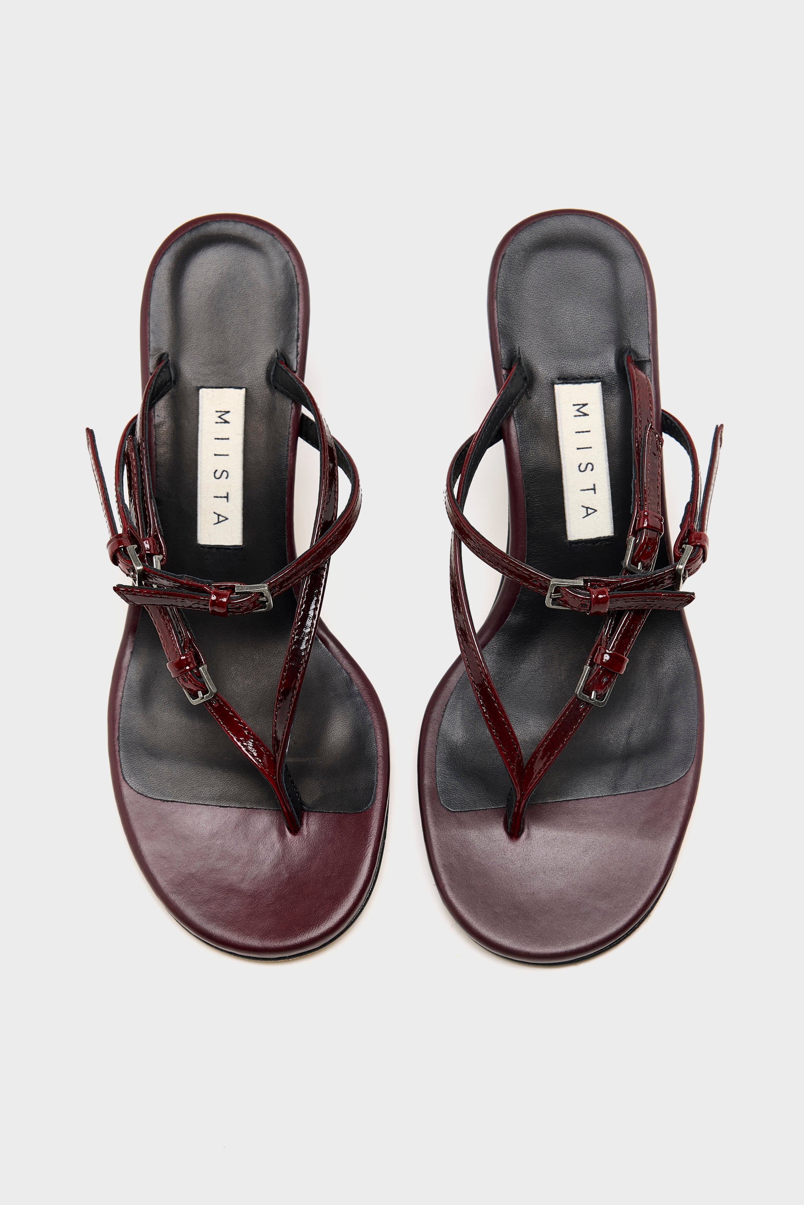 Abisai Minisandalen met gesp  (261 / W / BURGUNDY)