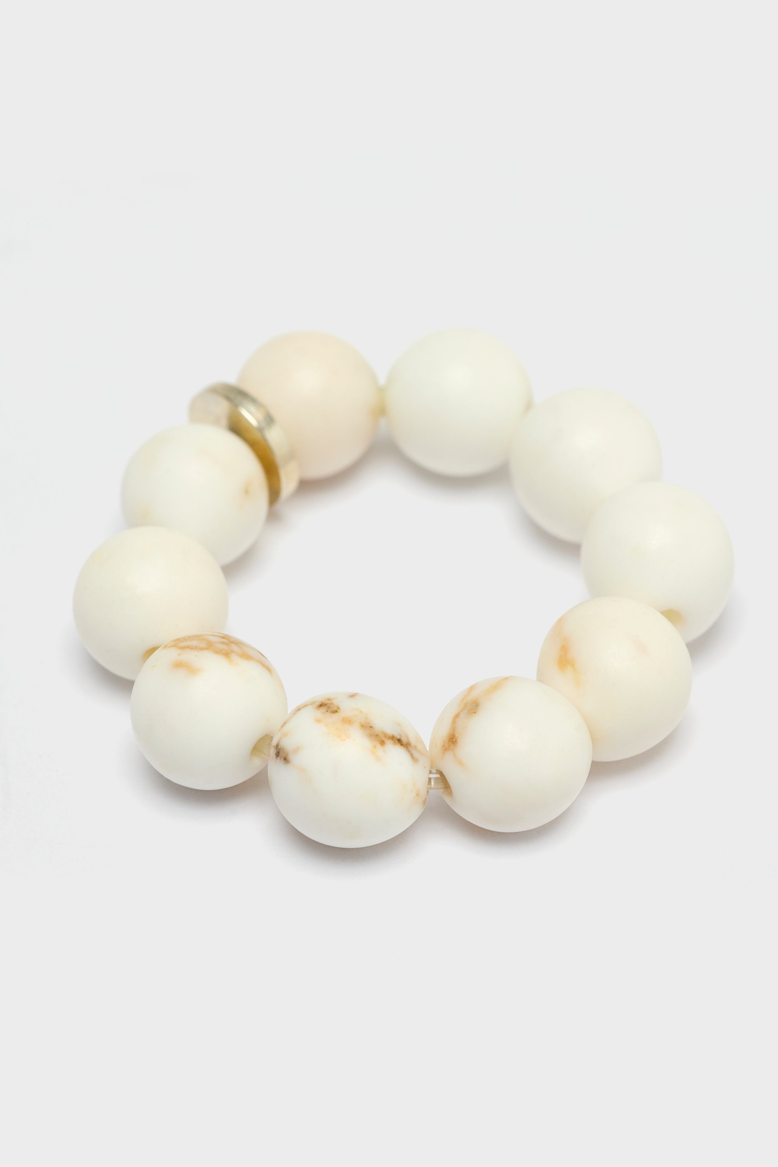 Ivory Magnesite Spheres Ring For Women | Bellerose
