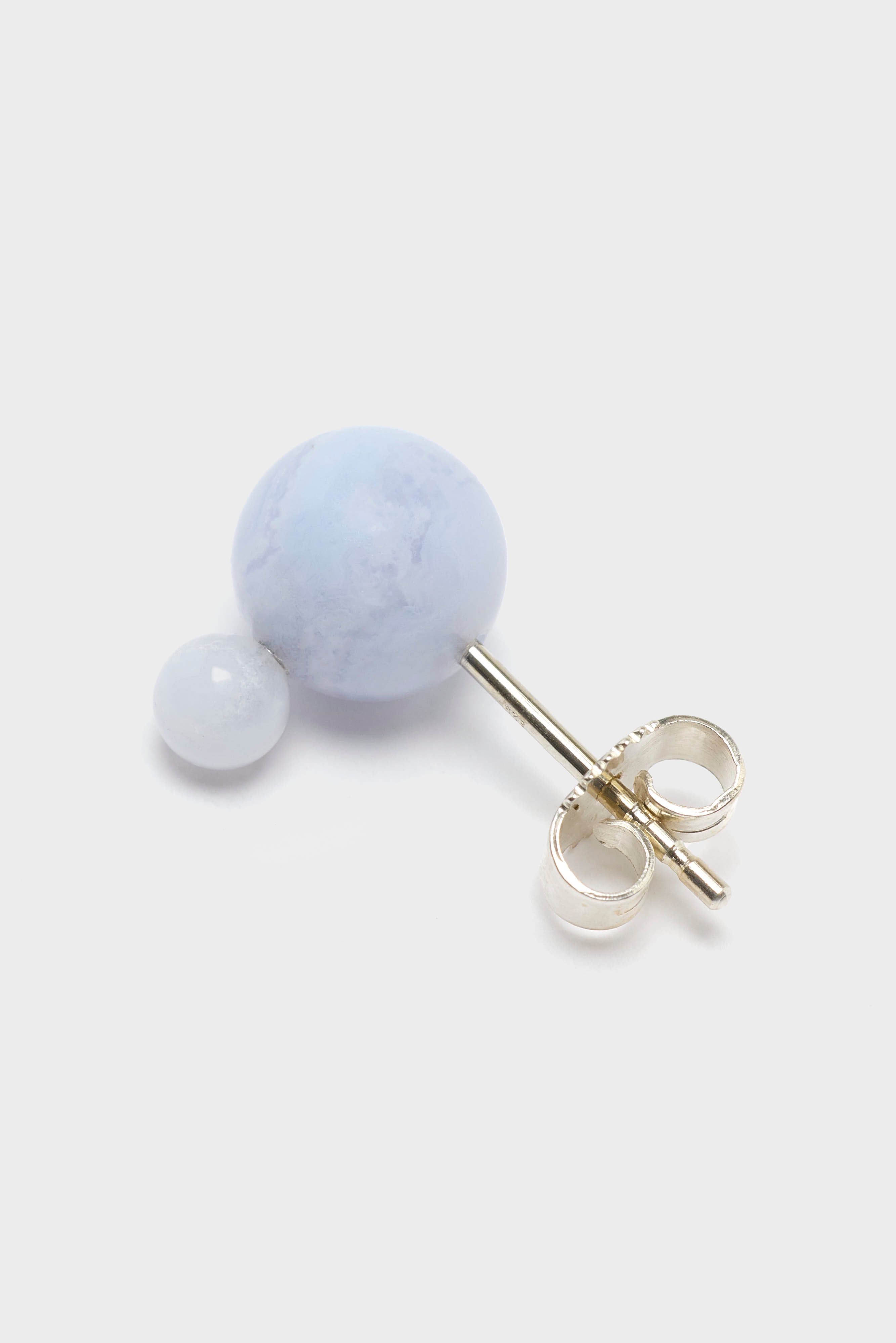 Clous d'oreilles Glyzinia Chalcedon  (261 / W / BLUE)